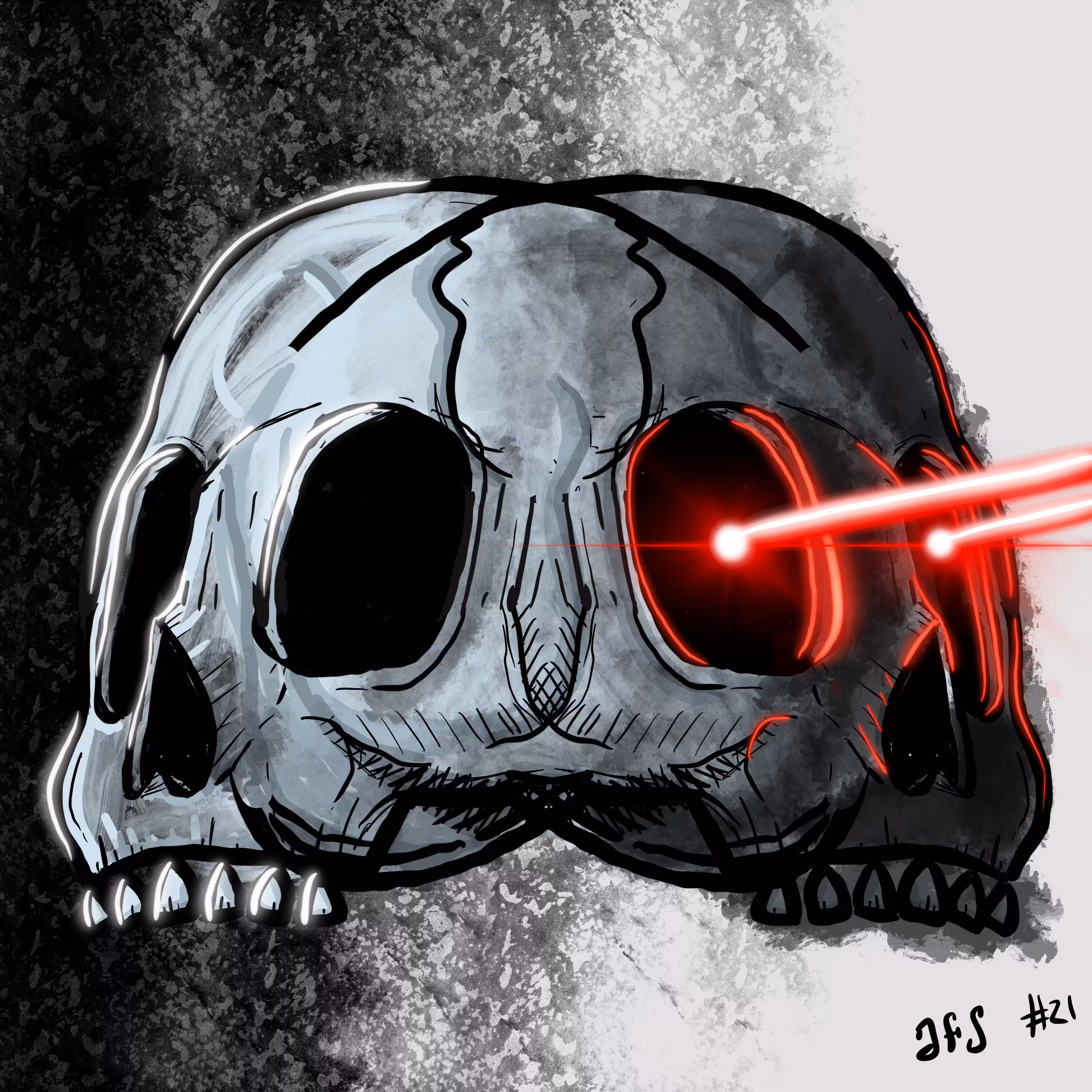 Almost Fancy Skull #21