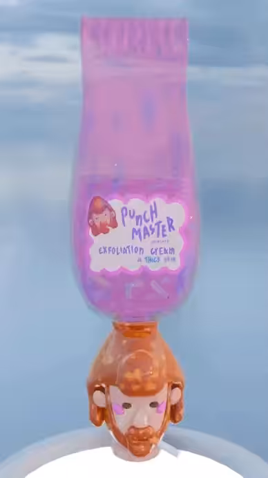 Punch Master Exfoliating Cream - barbecue smoke scented.GLB