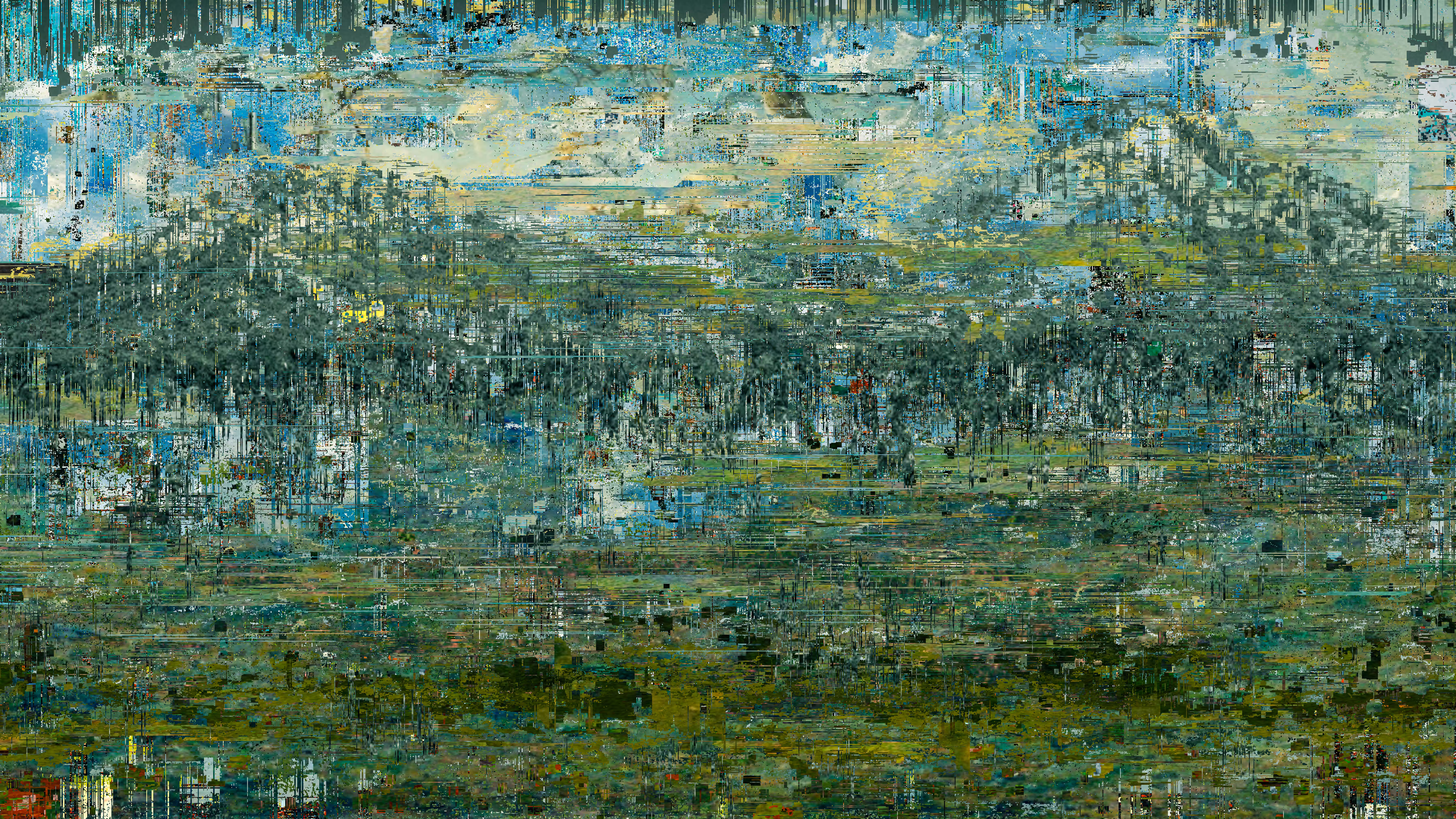 A tree oil in the surface of digital the nature from the bird the seal i fall leaves