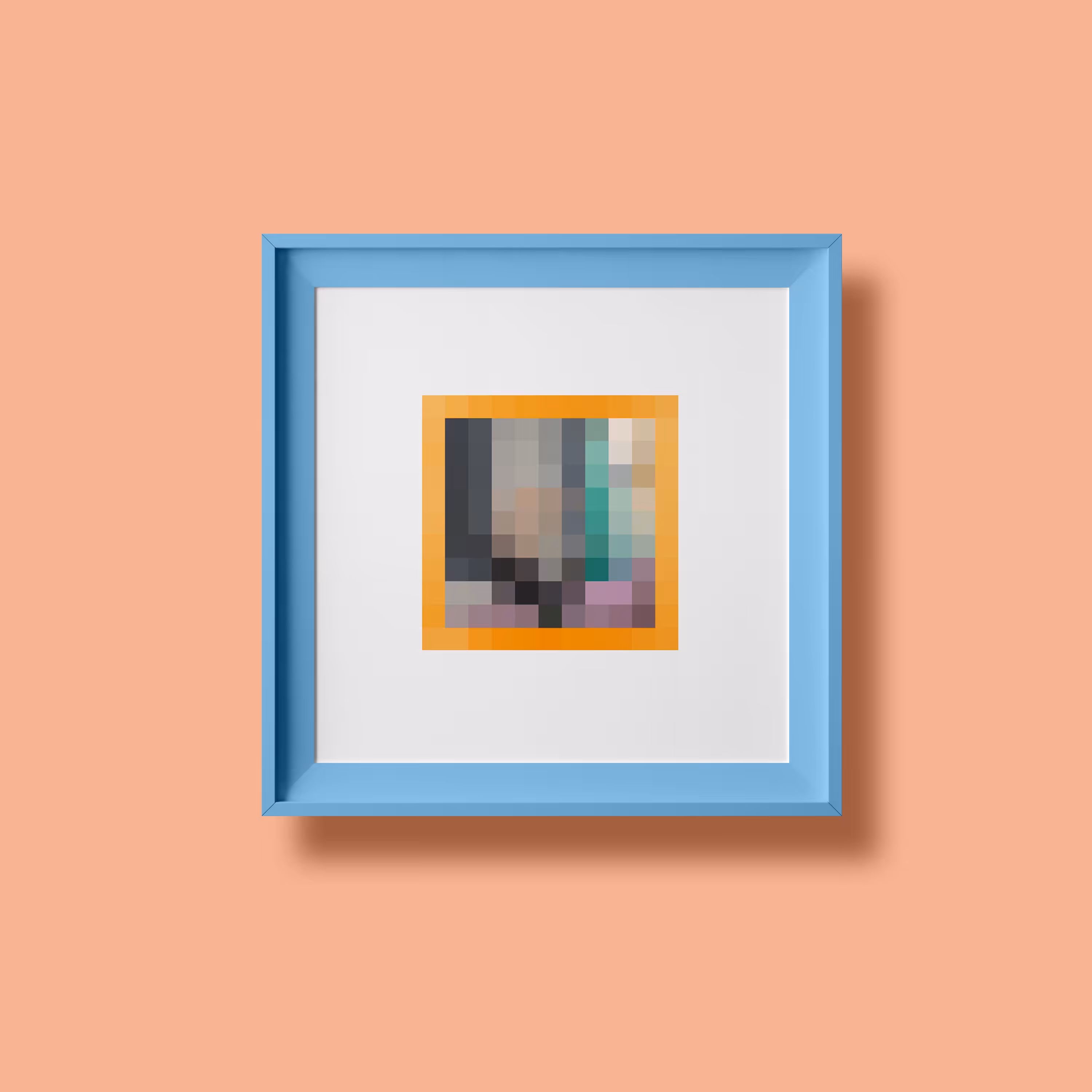 89 Pixels: David Hockney - Man in Shower in Beverly Hills