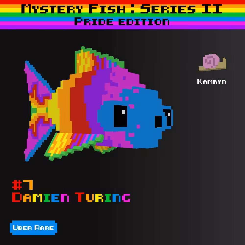 Damien Turing :: Mystery Fish : Pride Edition #7 