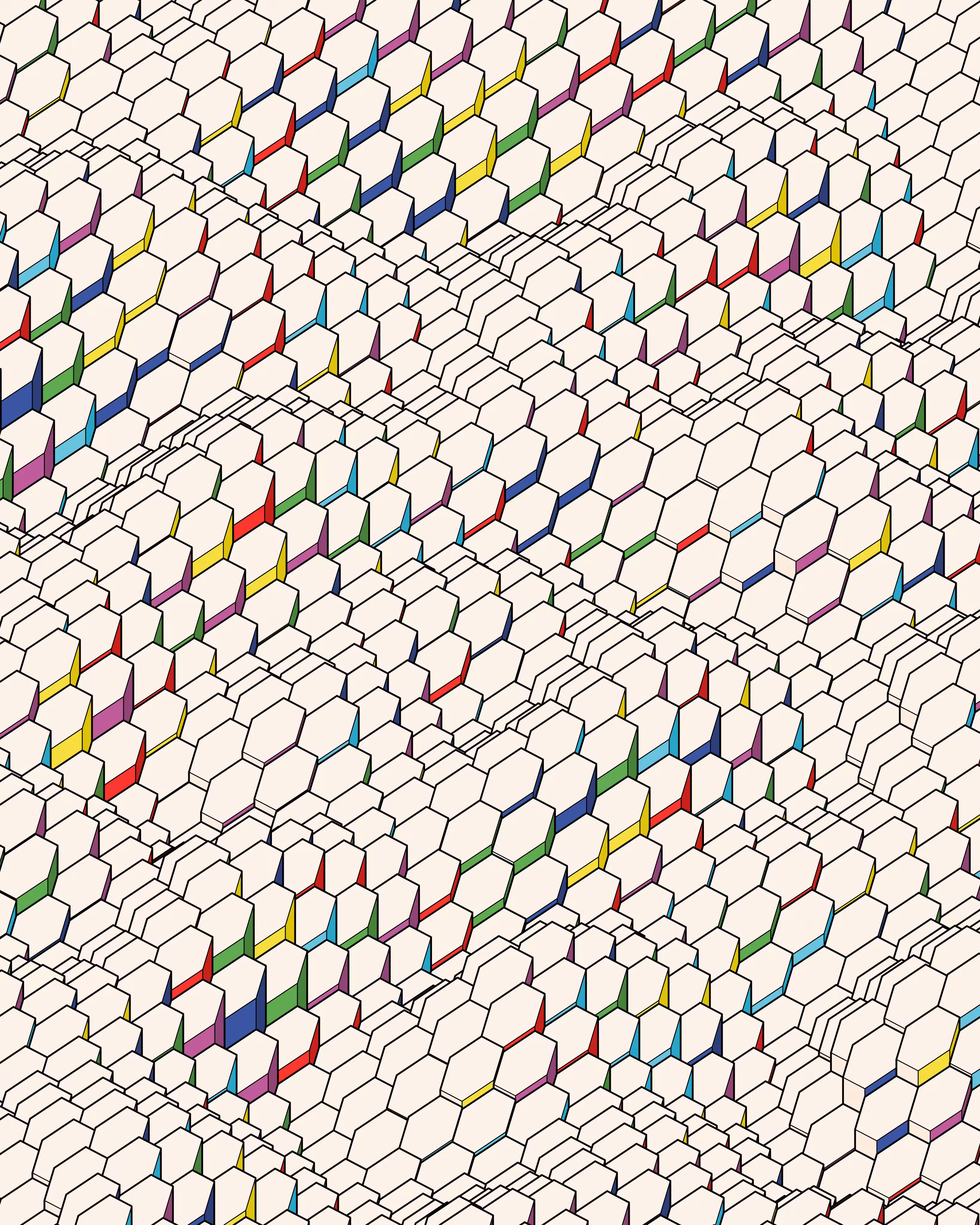 Hexagones Landscape #200