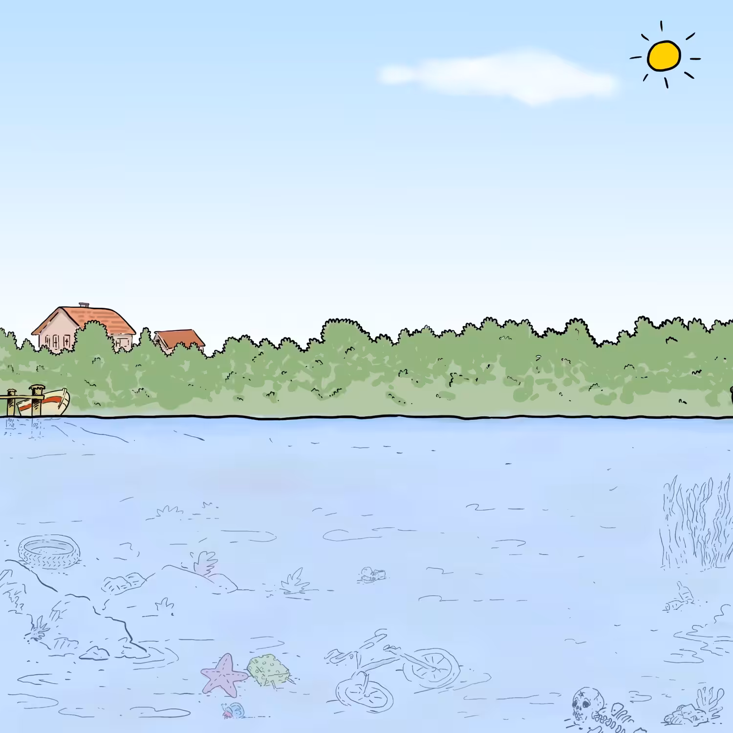 Boat on the river