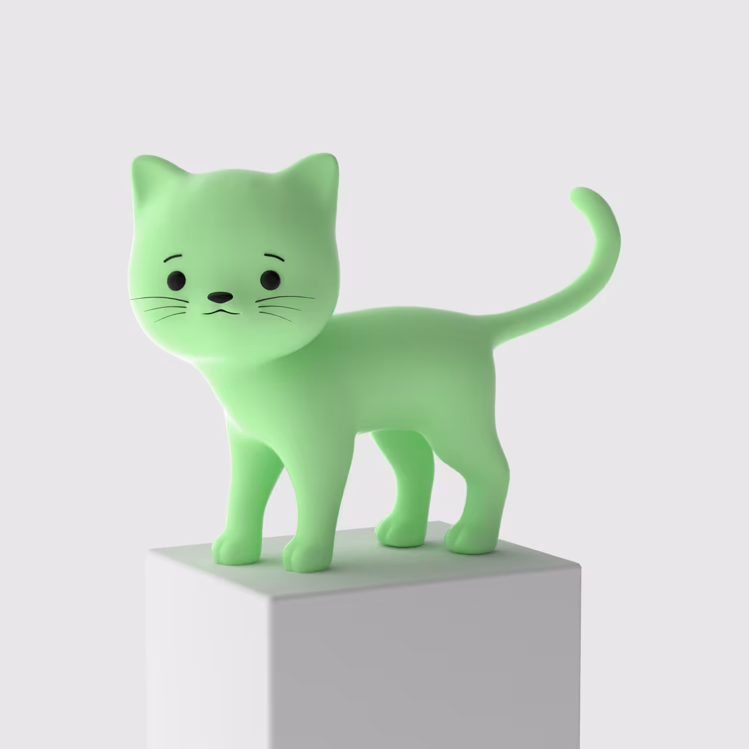 3D Meow Cat #17
