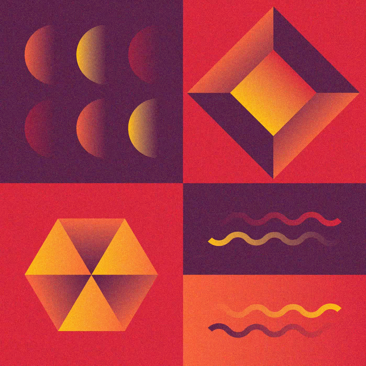 Shadient Grids #1