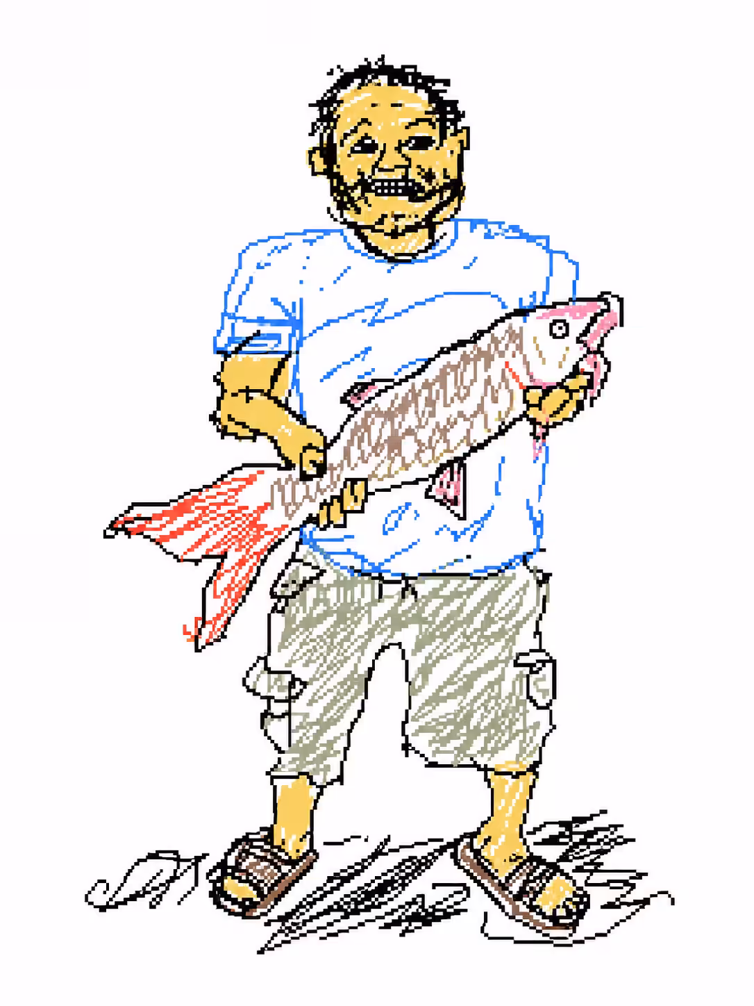 The Legendary Fish Incident (Rendered Poorly)