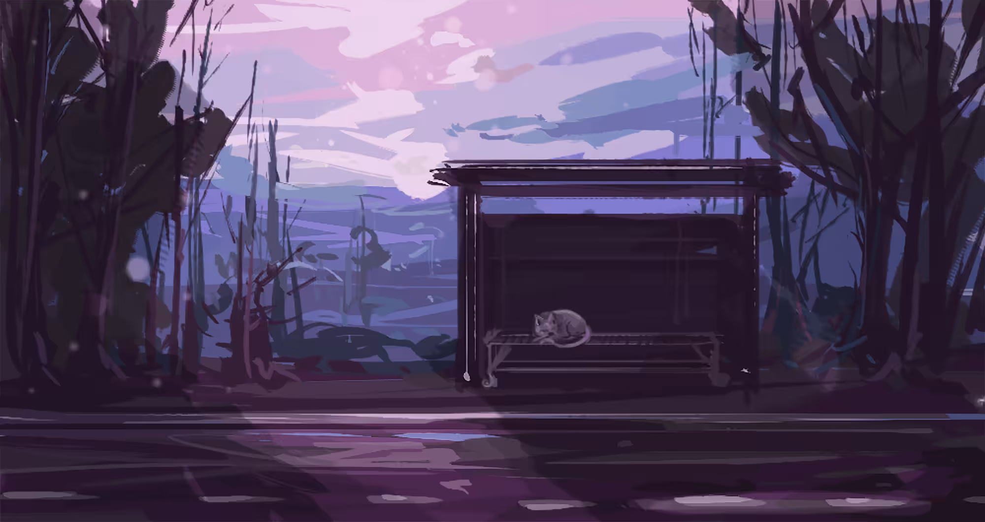 Resting on the Bench