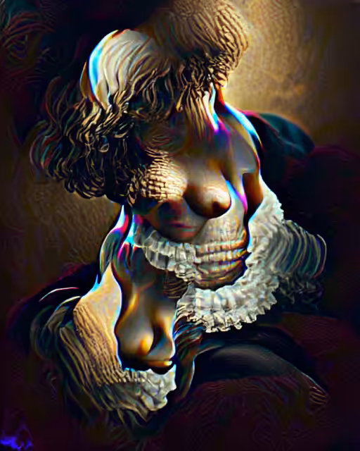 The Gentleman and the Nude Lady - - Metadimensional Image #10/4999