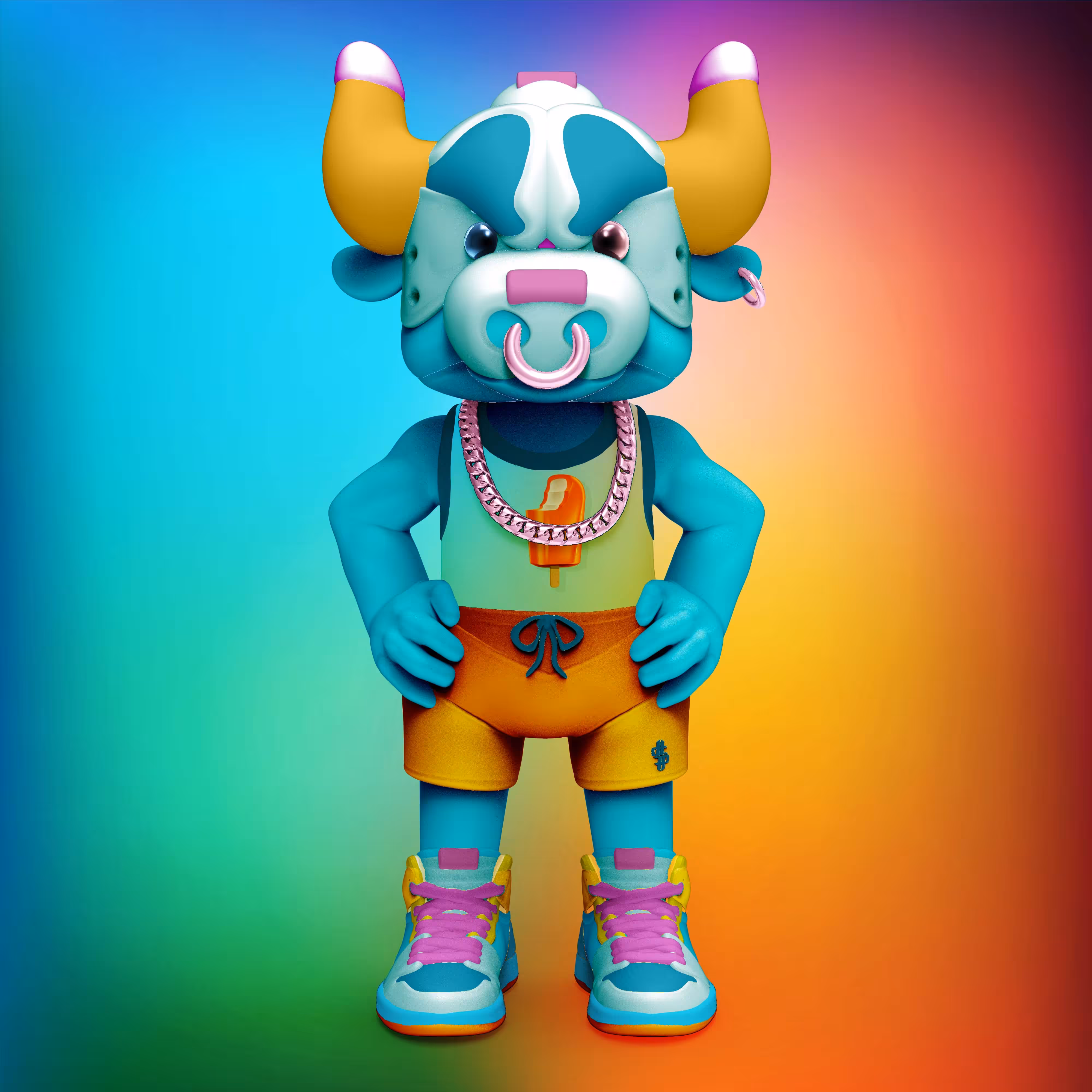 Creamsicle Bull