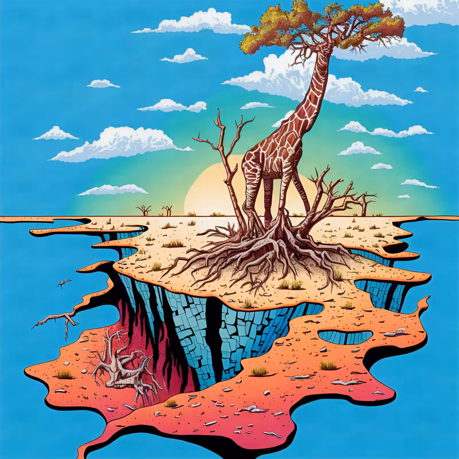 The Giraffe Variations 04