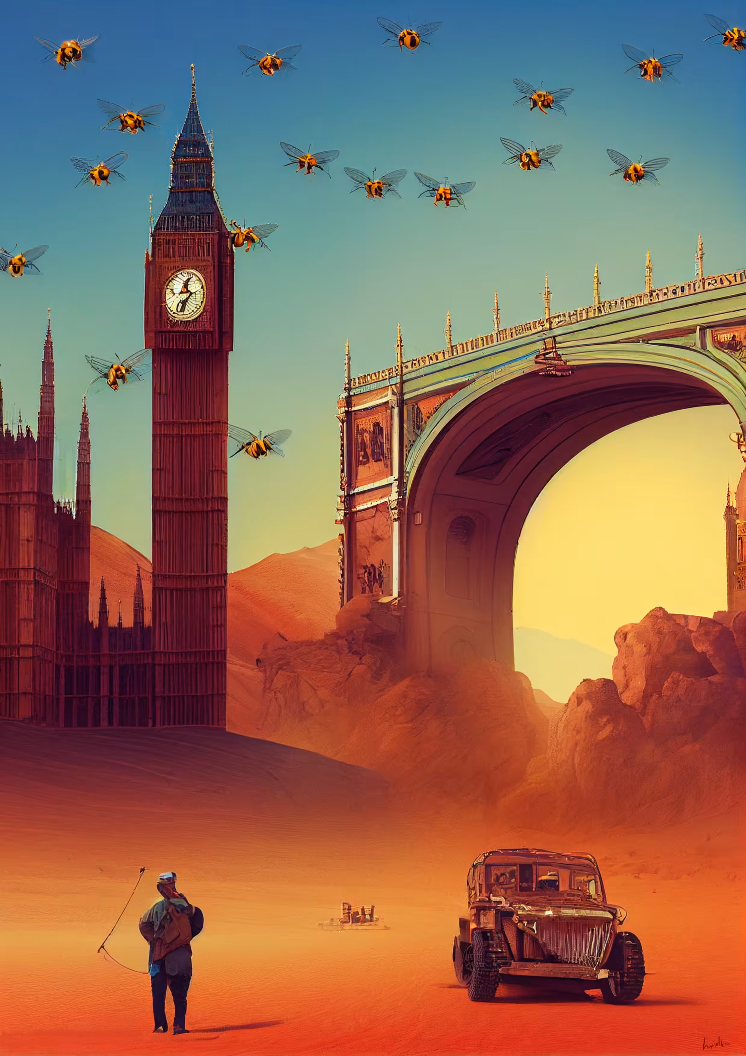 trafic aérien NFT Londres 2022.
