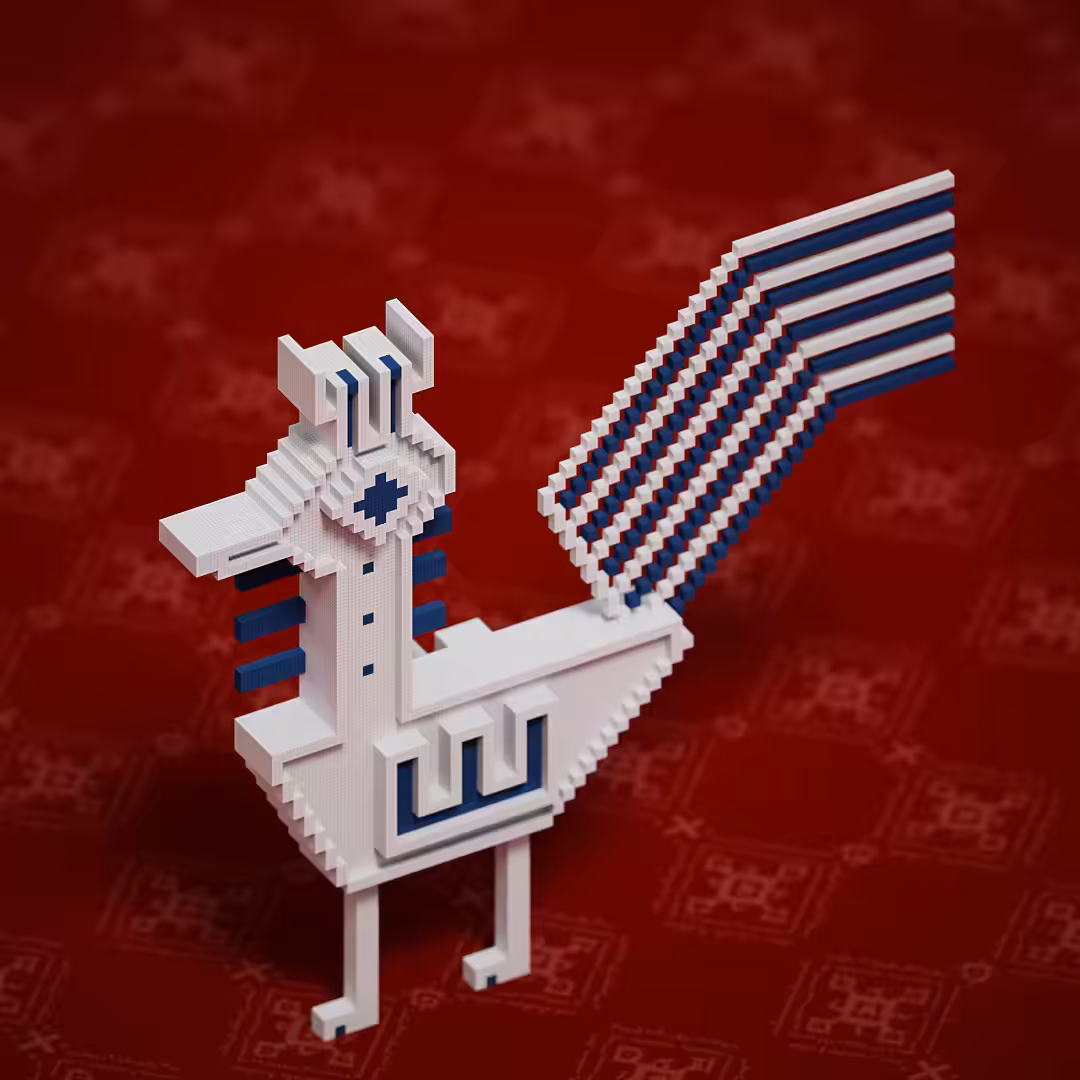 Carpet creatures - rooster 01