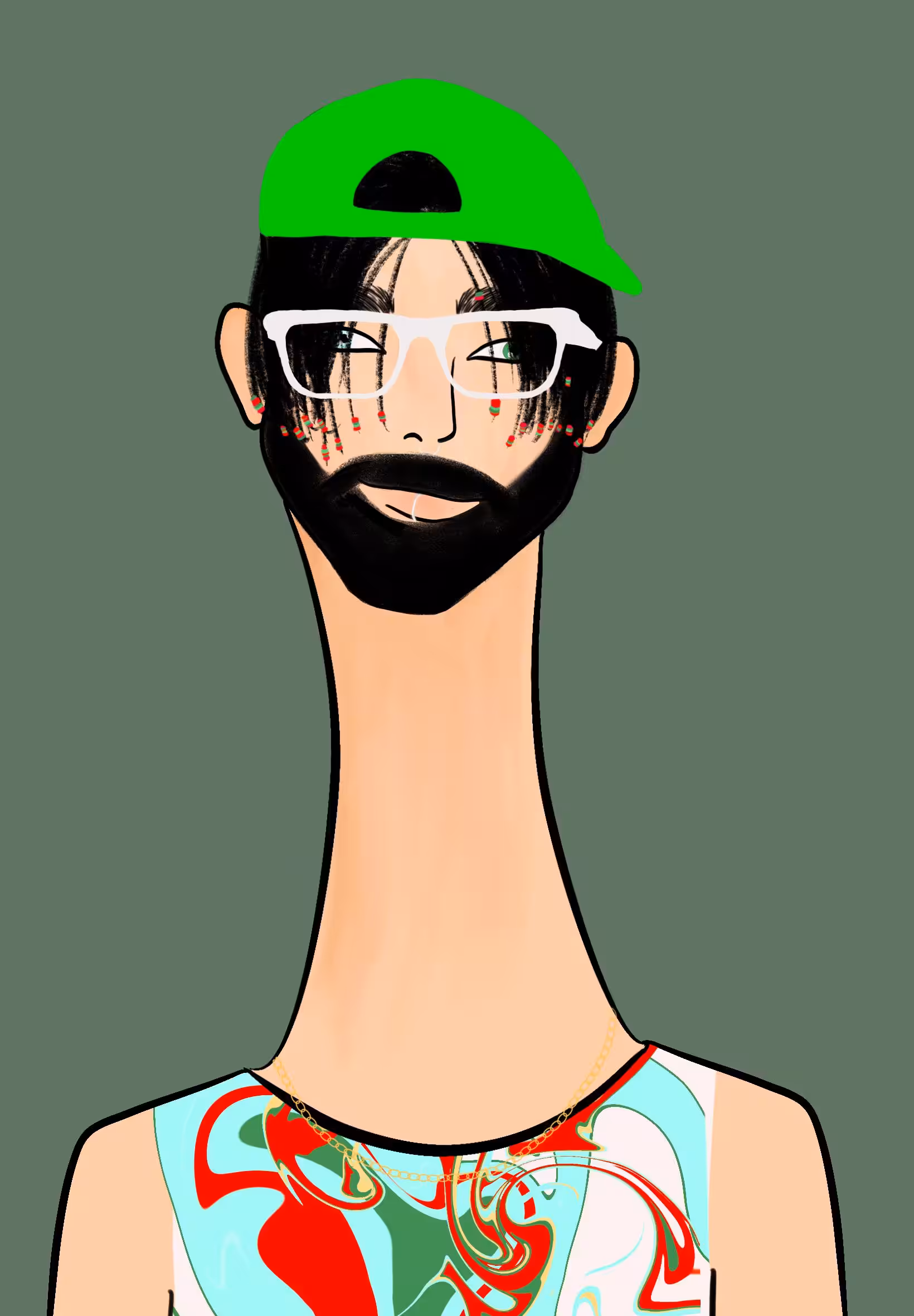 Long Neckie Fellas #2629