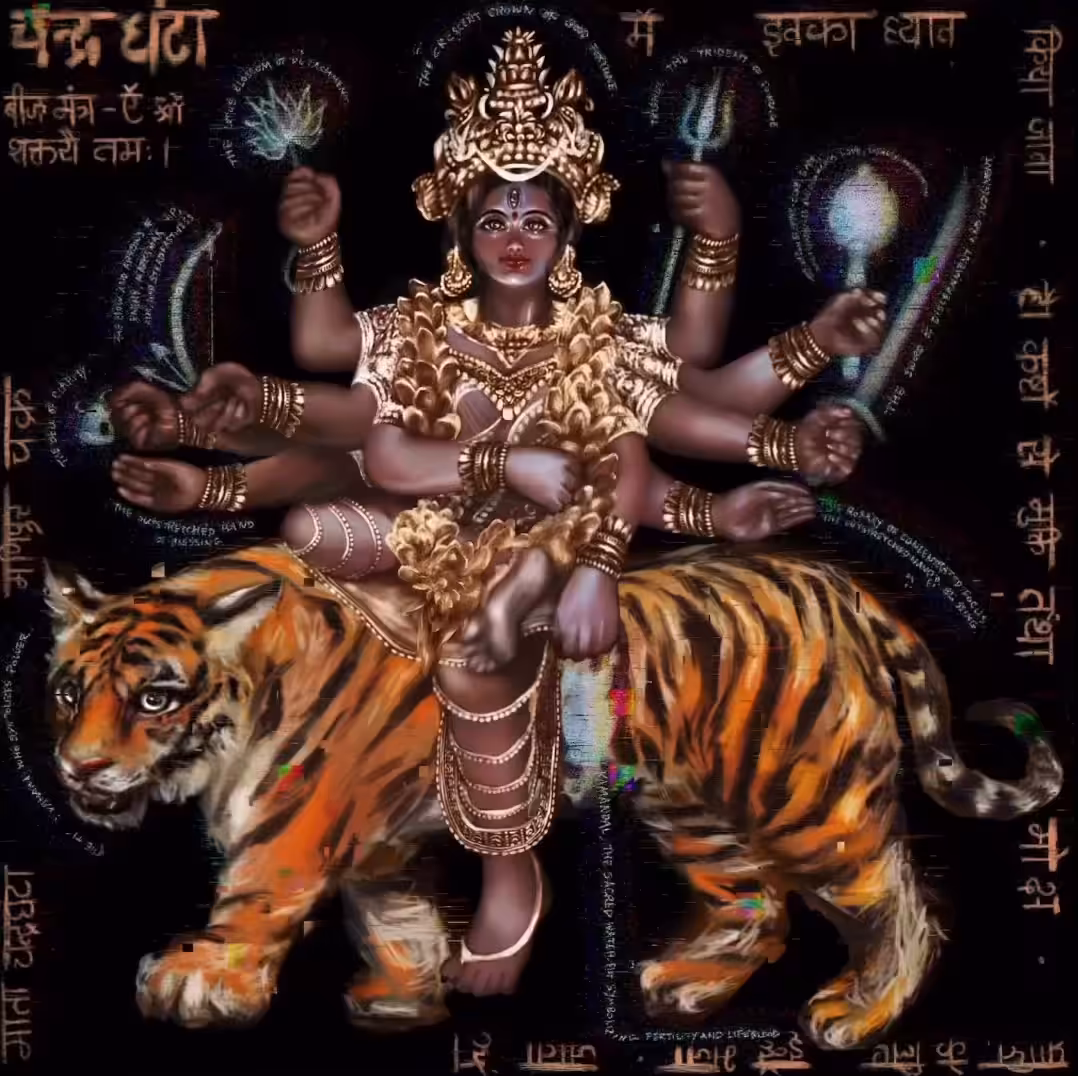 Chandraghanta, the third form of Durga 