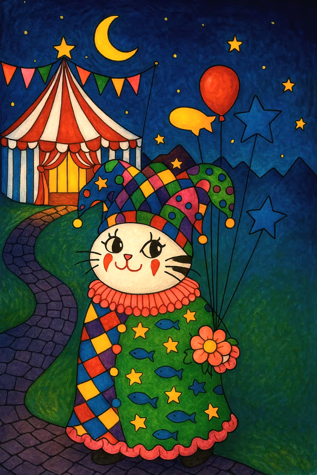 Clown Cat’s Midnight Carnival