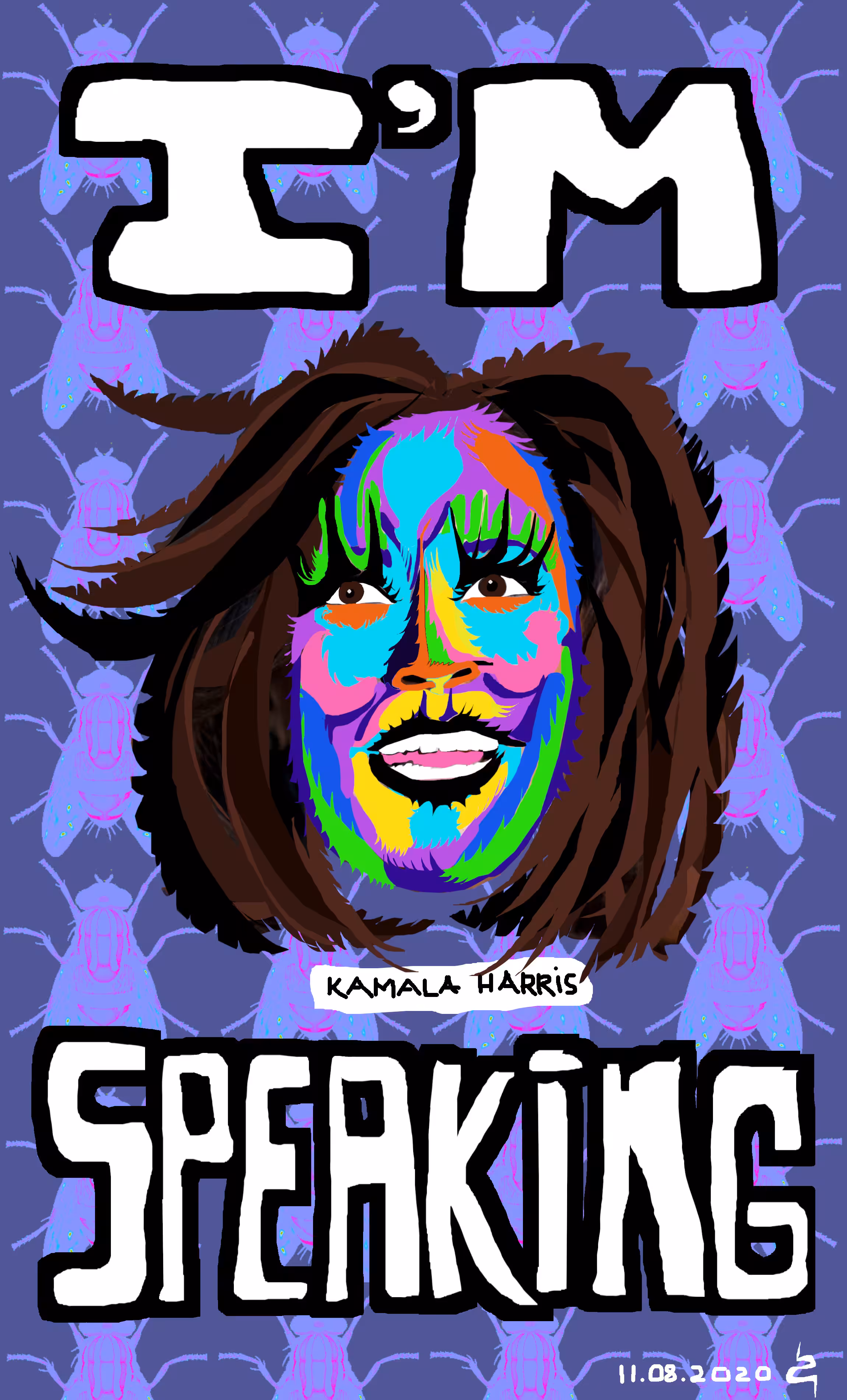 Kamala Harris "I'm Speaking" Purple