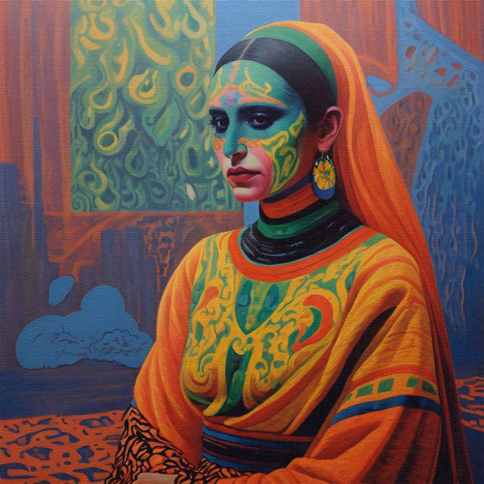 Painting The Silent Oracle