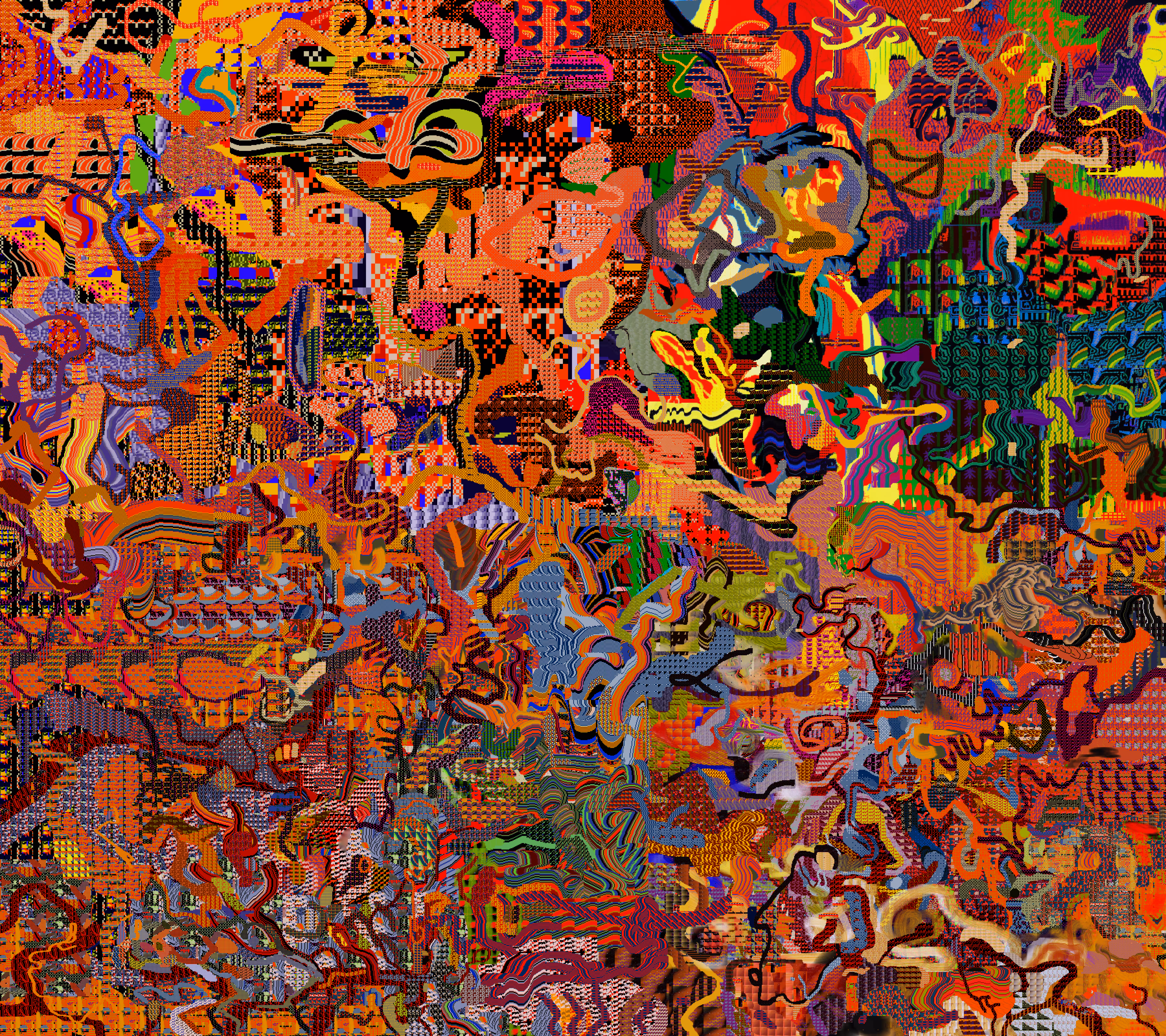 landscape seen from the surface of a lizard squirrel's back in the end of the war for water and out minds were bubbles 