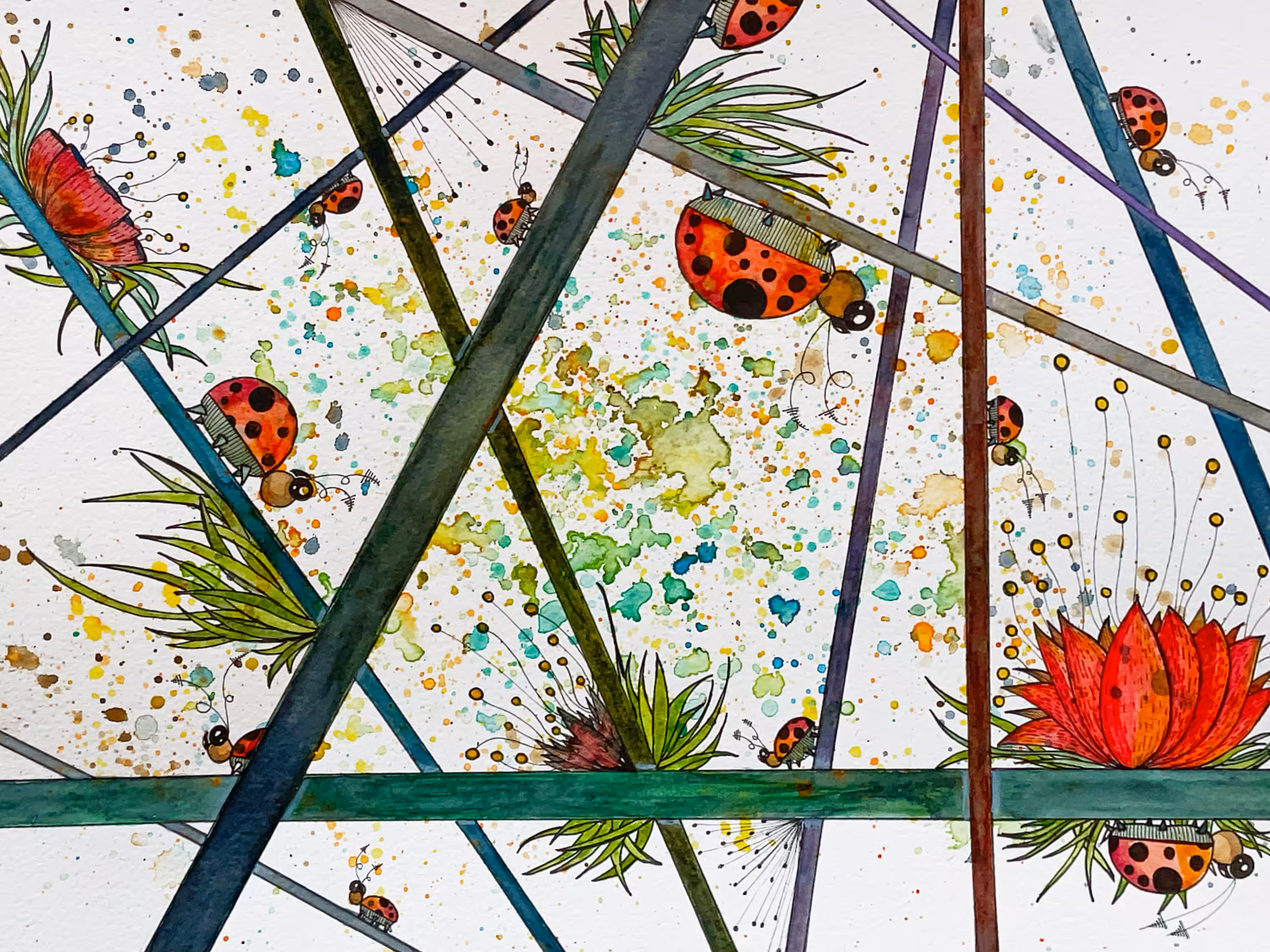 Messy-not-so-messy Vegetal Ladder