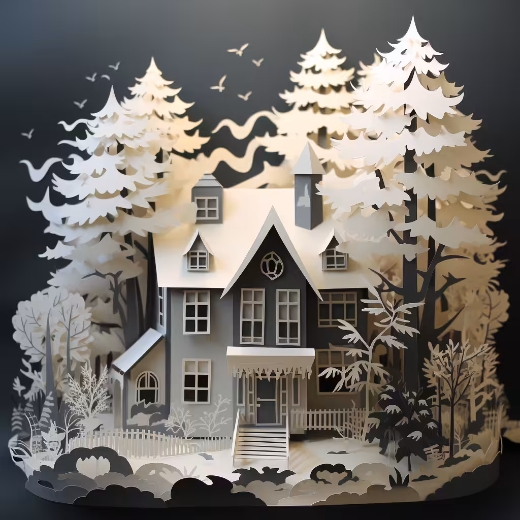 Paper Dreams: House in the woods #9