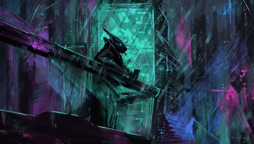 Neon rooftops #2
