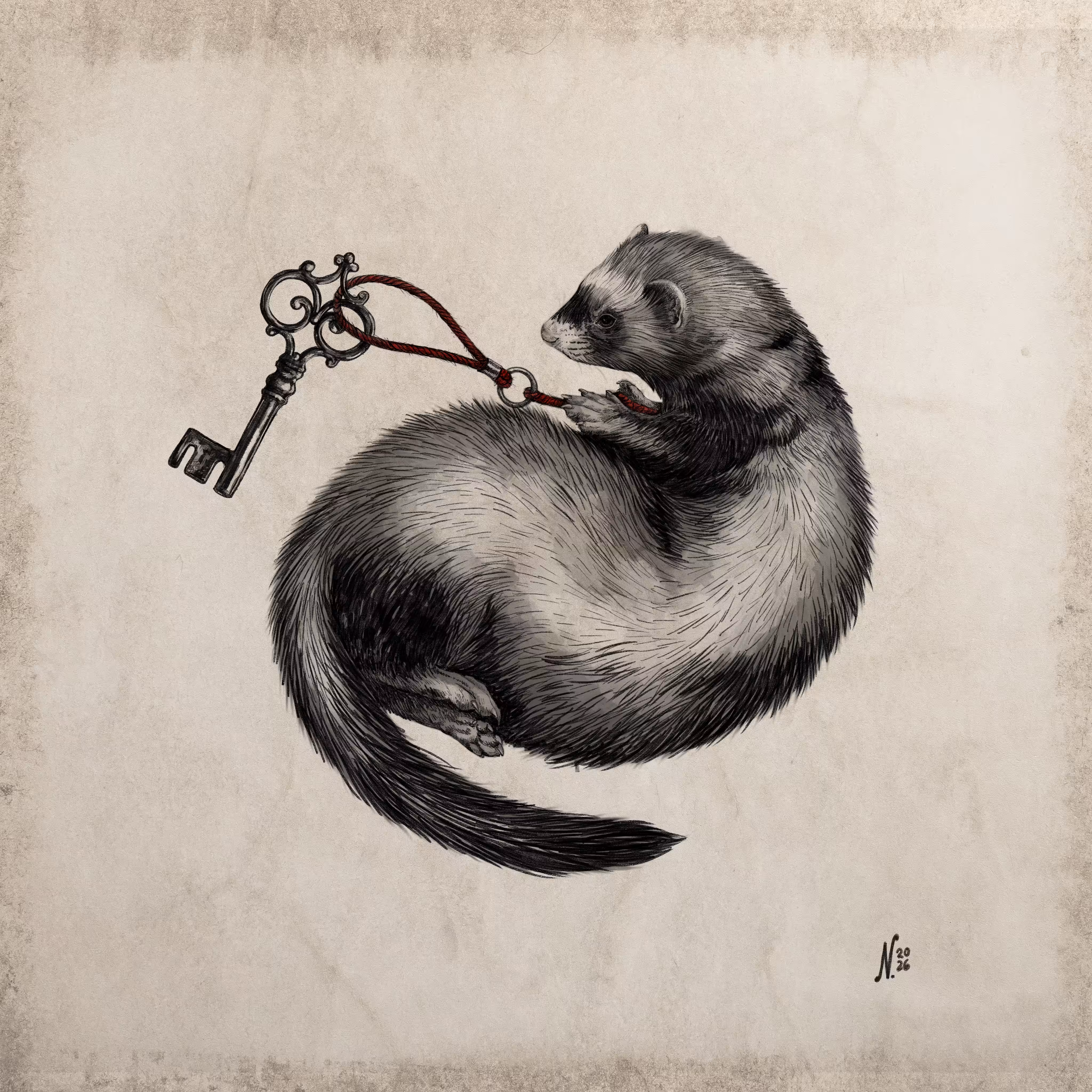 RED THREADS: Ferret