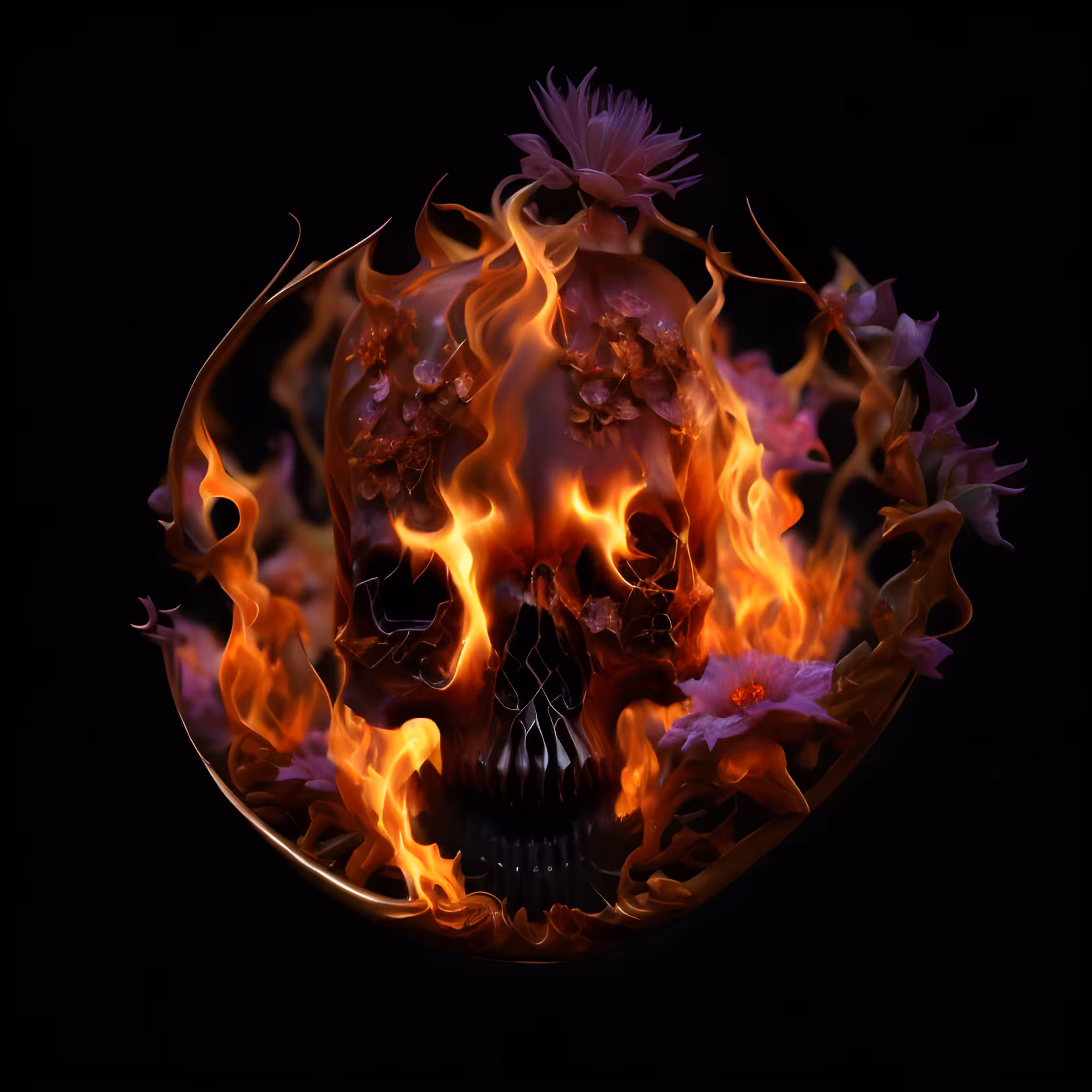 Fire Skull #7