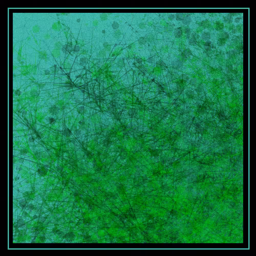 Abstract painting - vegetation #31
