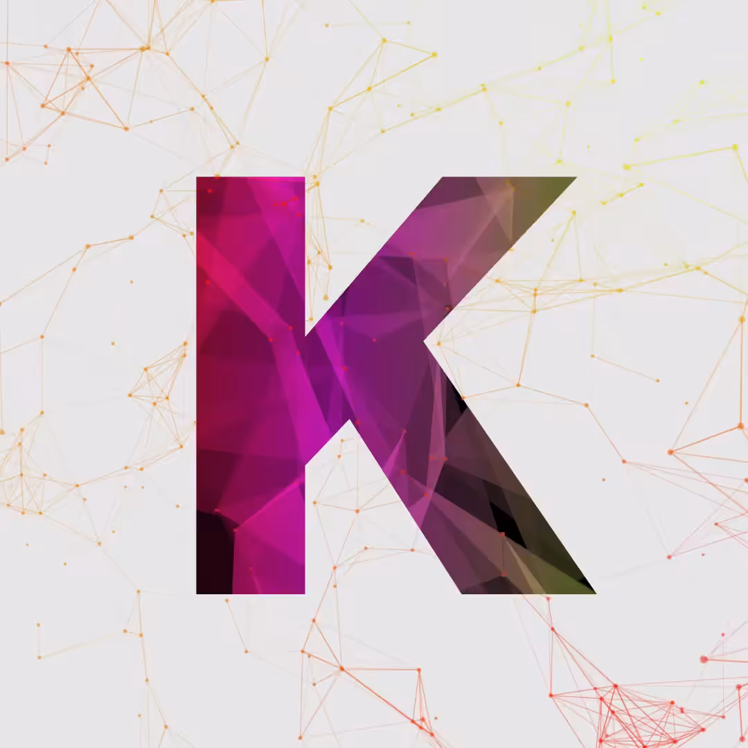 Abstract Alphabet - Letter K
