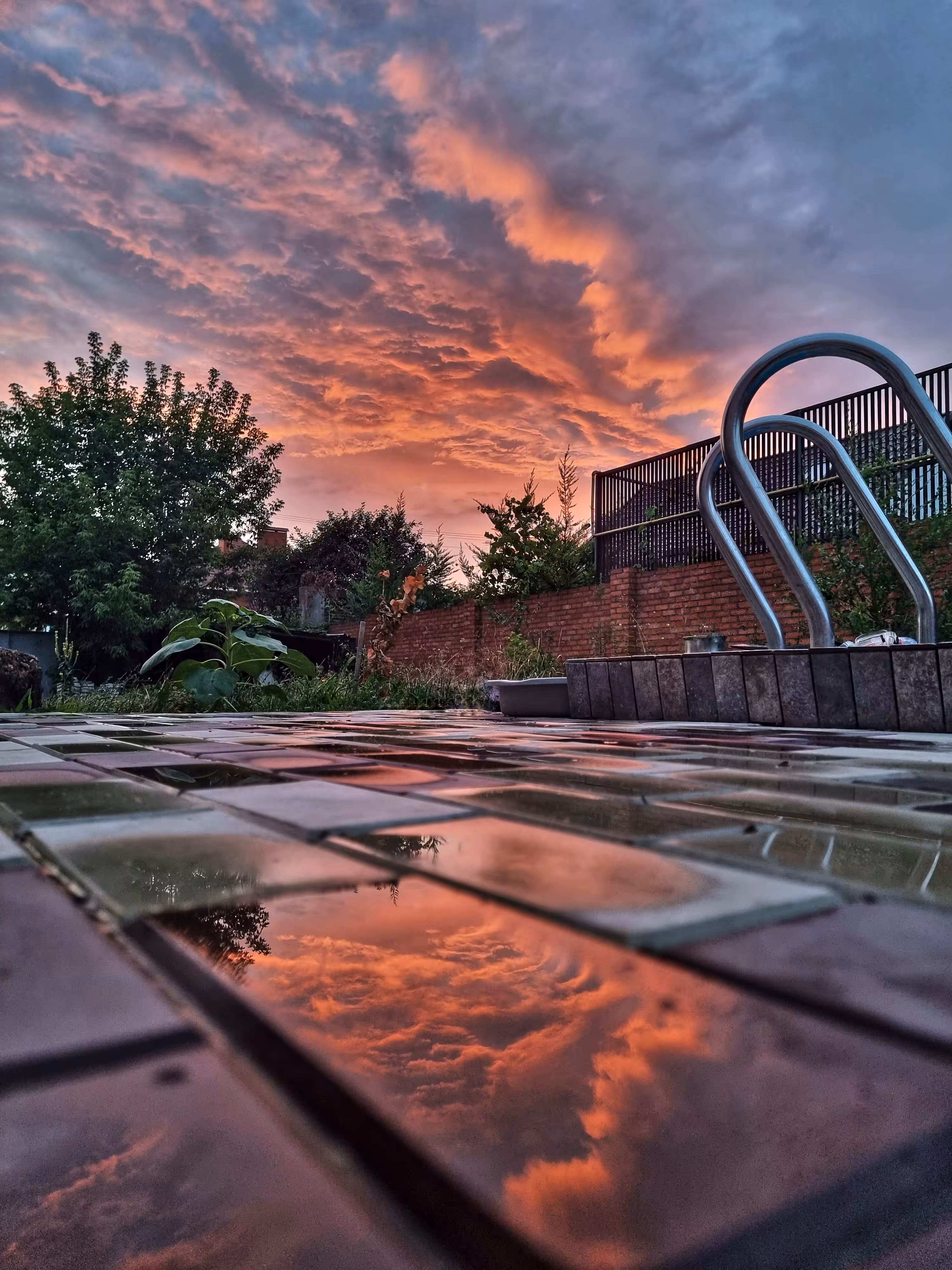 Portal to the sunset sky