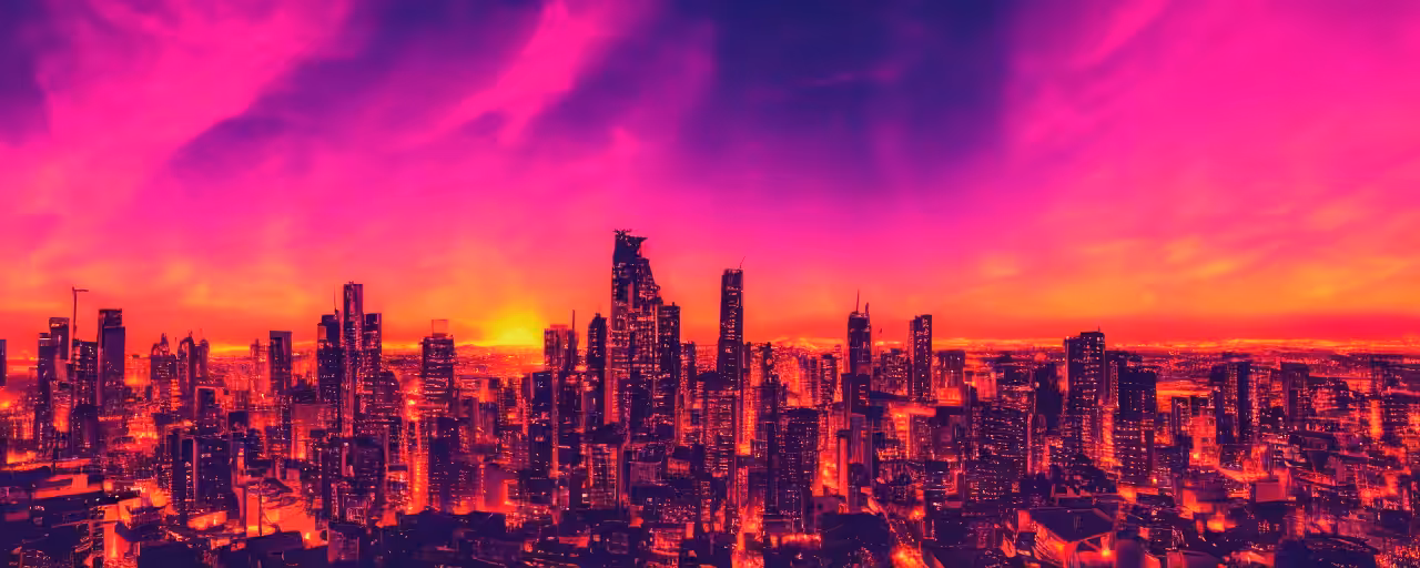 Flame of Neon city