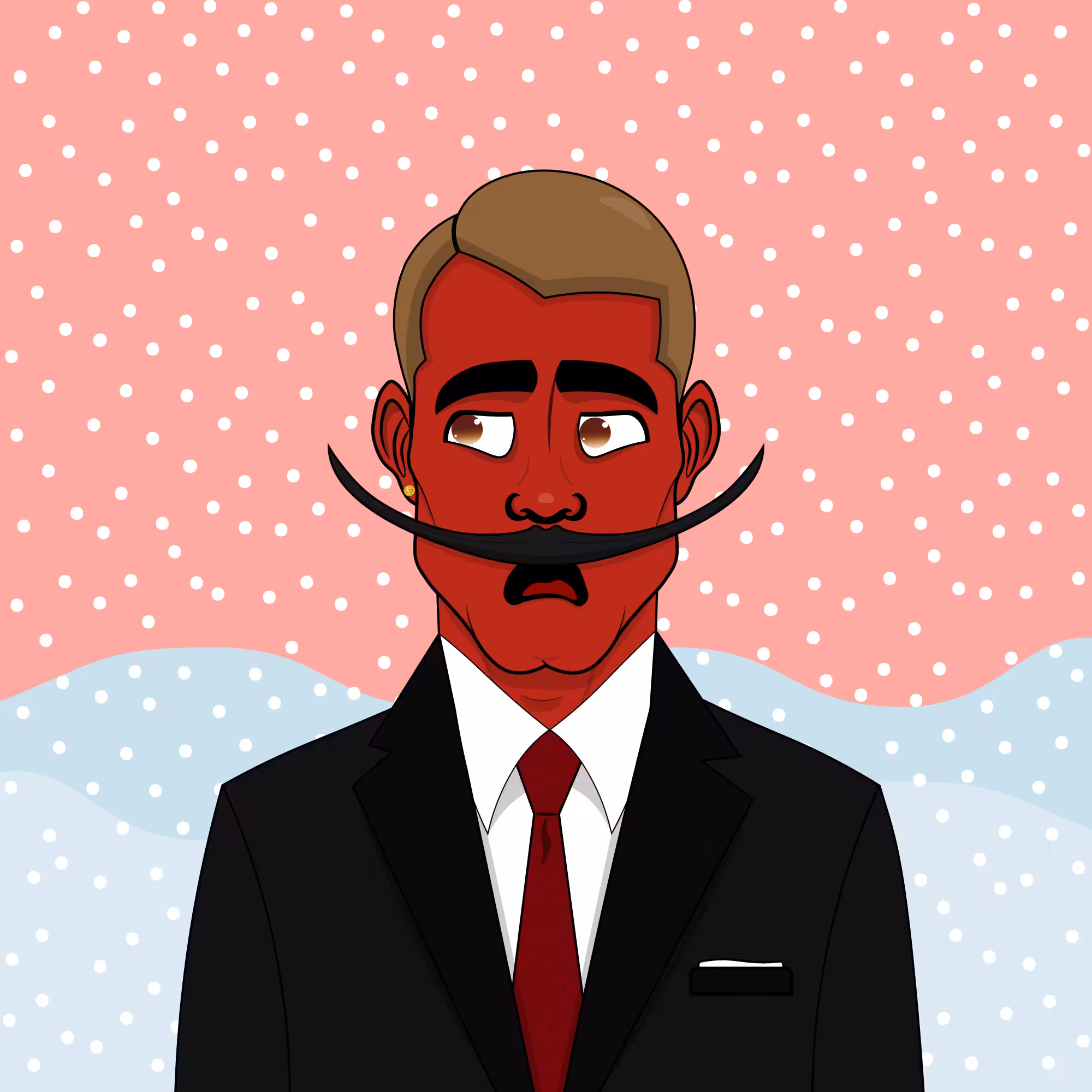 Mustachioed #126