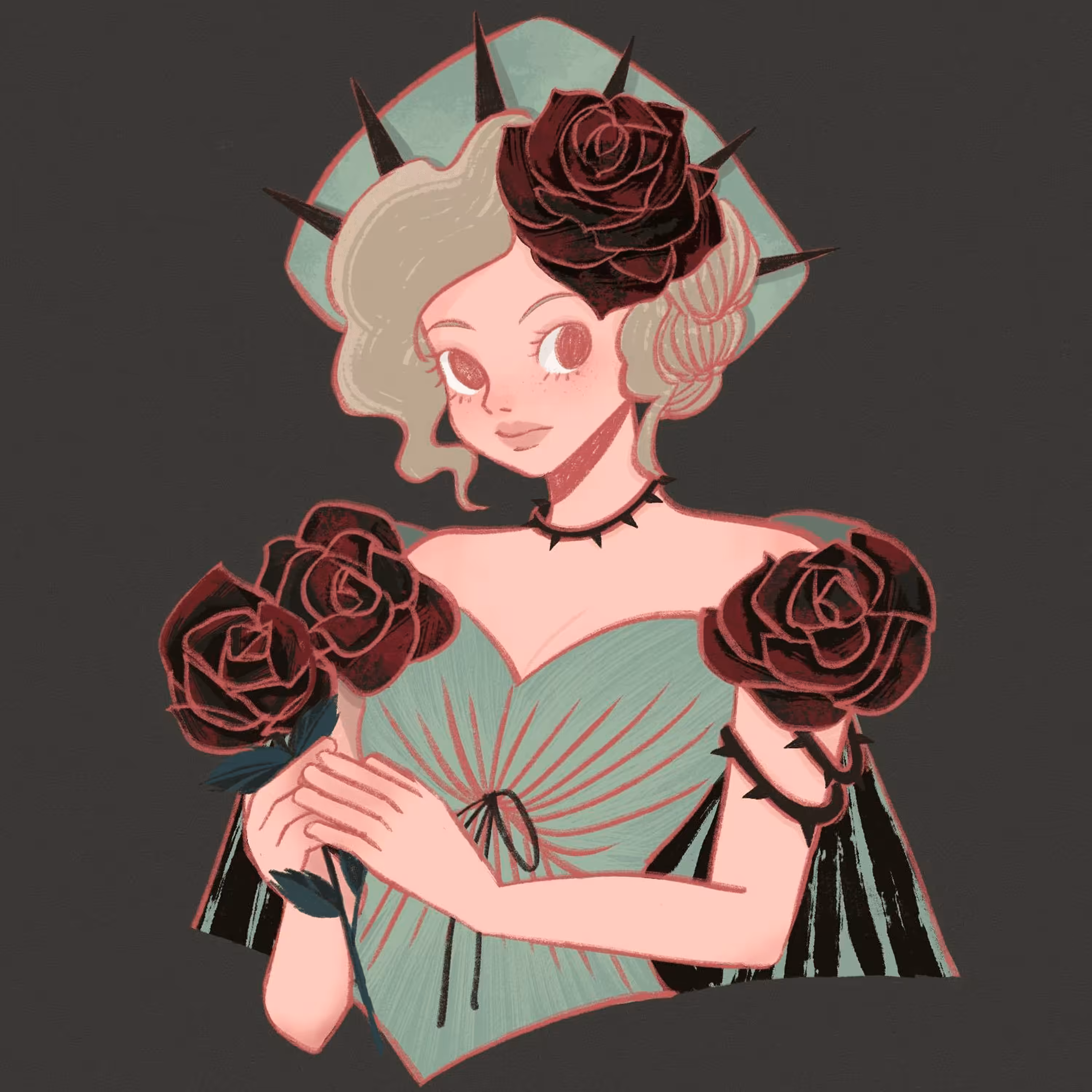 44bio_Black Baccara Rose