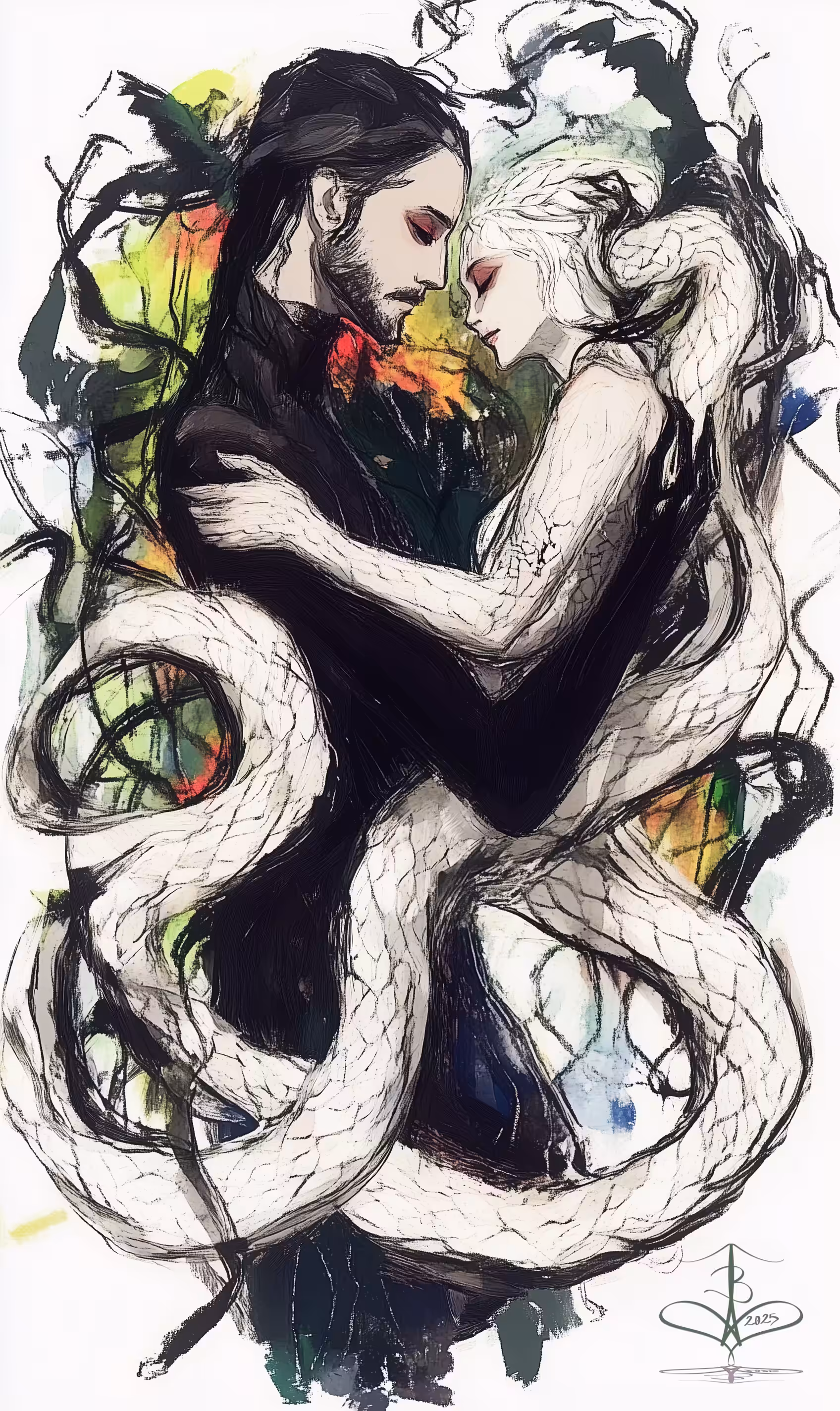 Serpent’s Embrace: Twin Flames