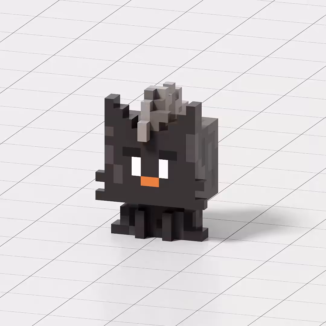 Crypto Voxel Cats #037