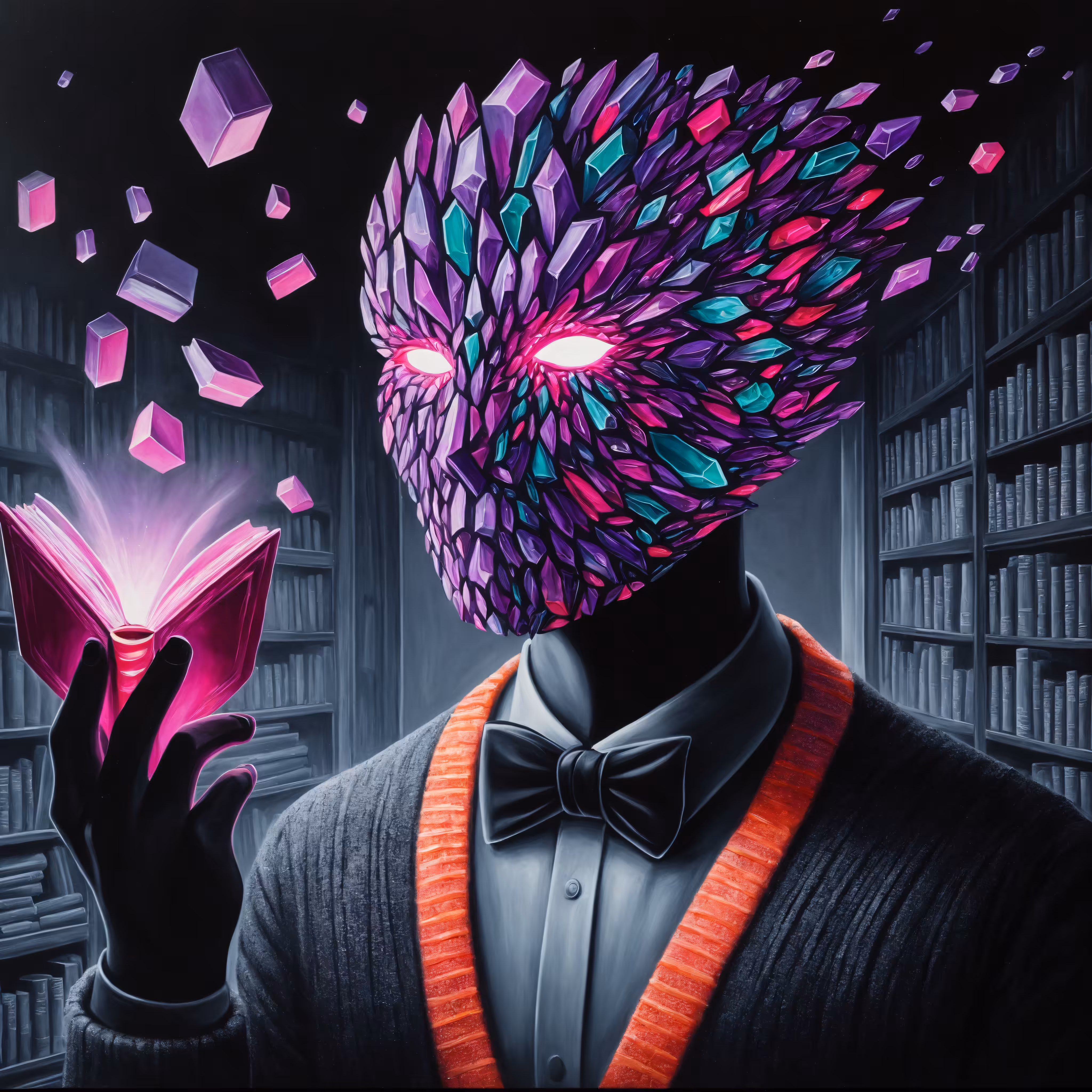 Surreal Portrait: Librarian