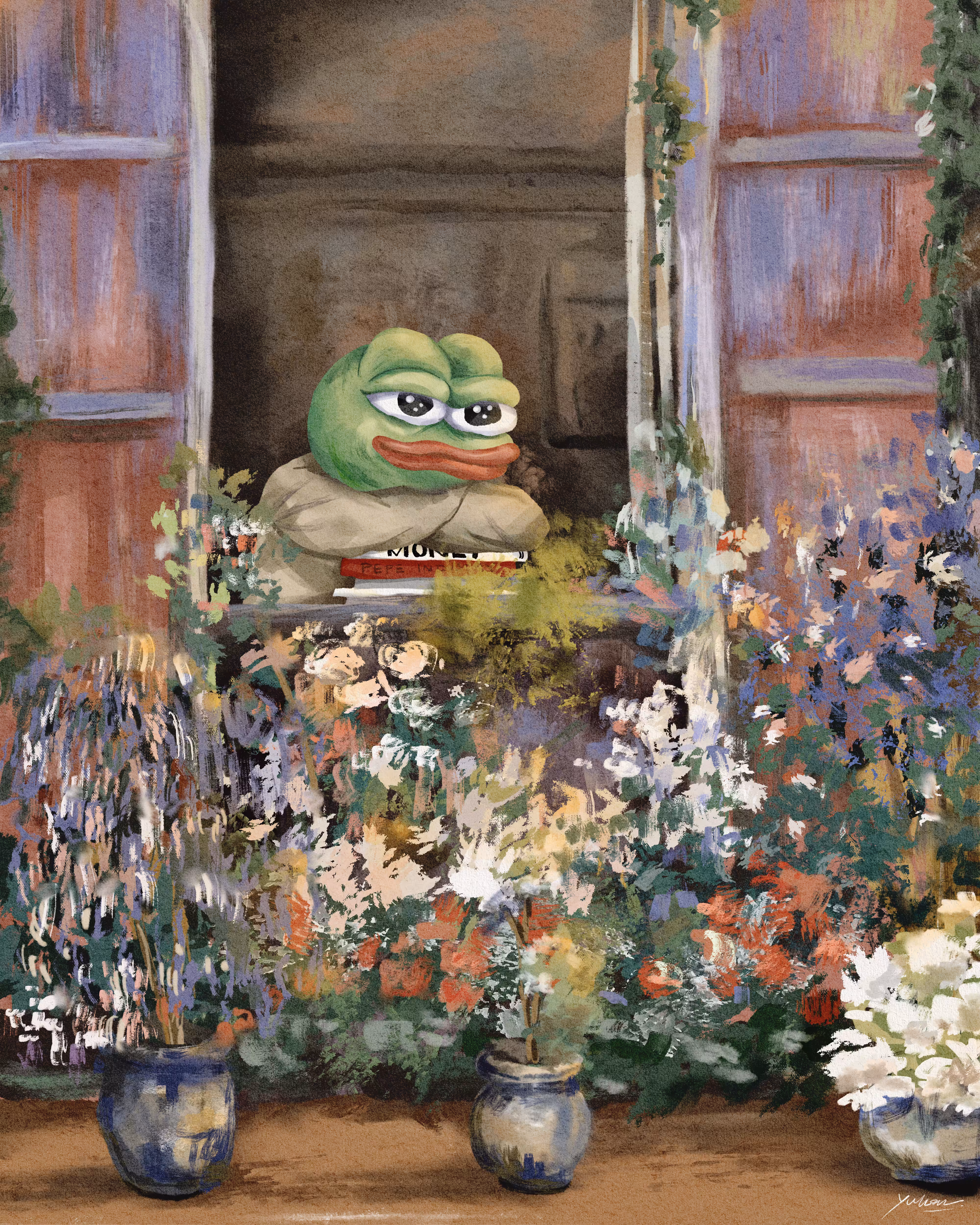 Pepe at the window