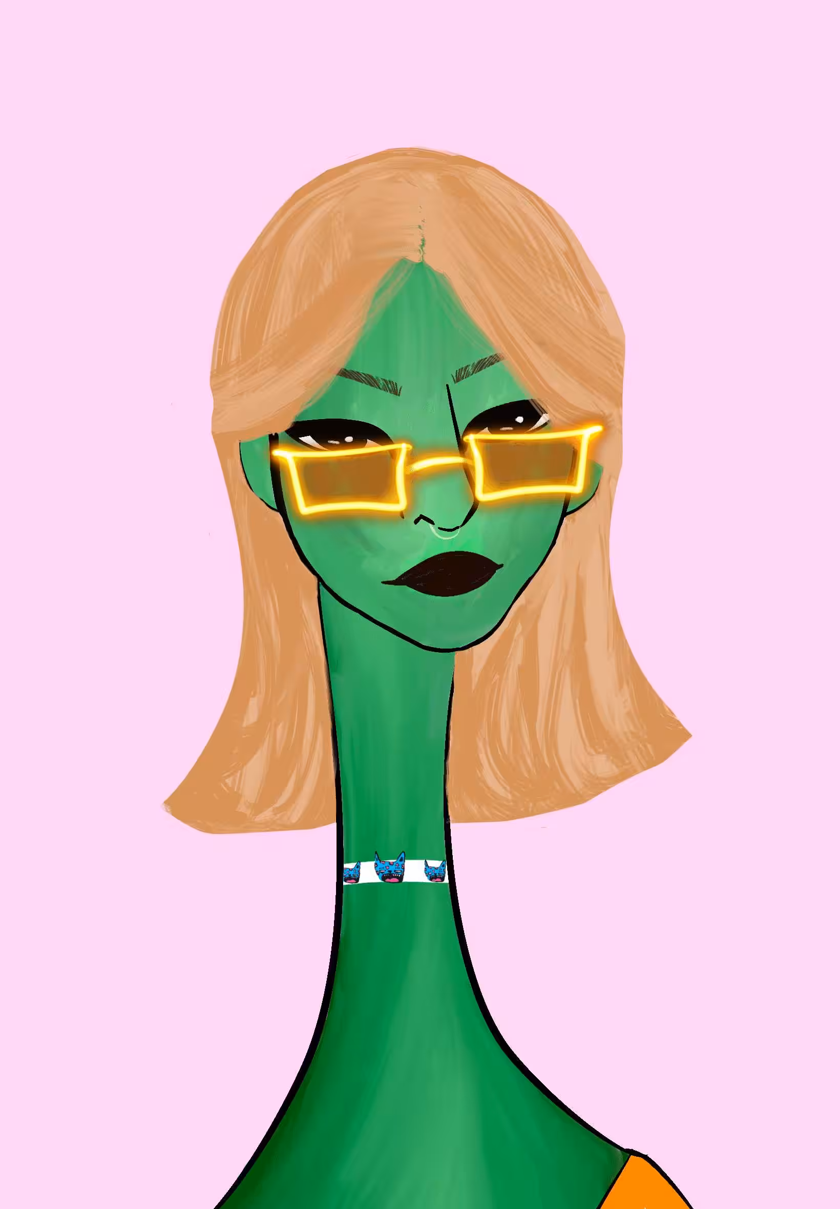 Long Neckie Ladies: Long Neckie Lady #1321