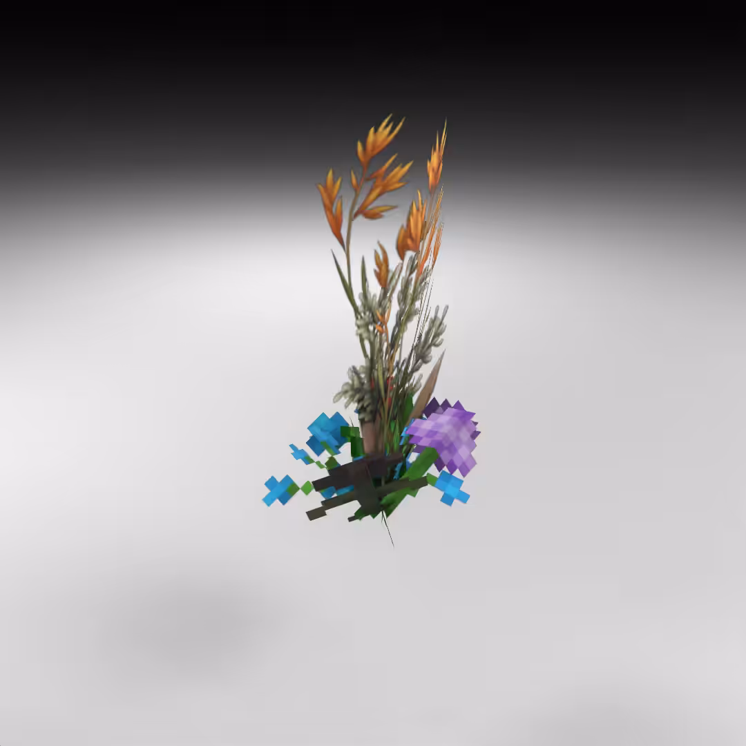 Hand-hacked Bouquet 157