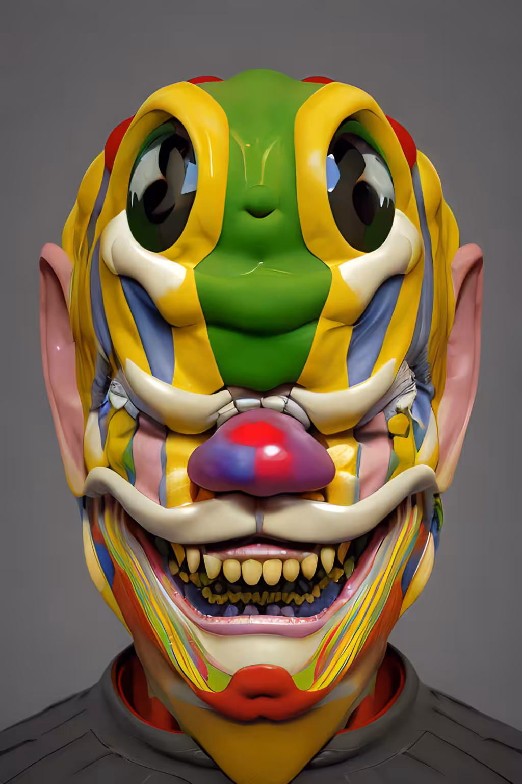 Distorted Faces: Distorted Face #31