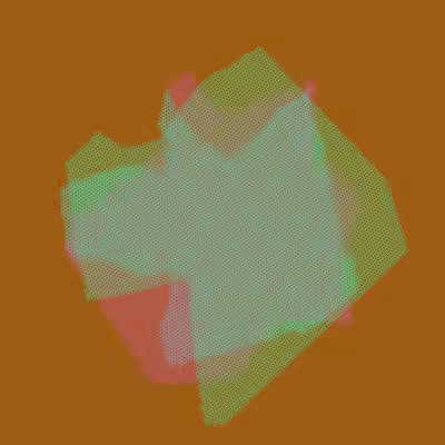 Moiré Mesh Paintings #14