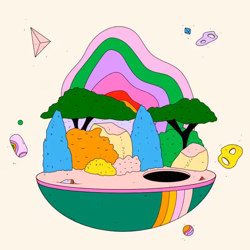 🌈🌴🪐 #86