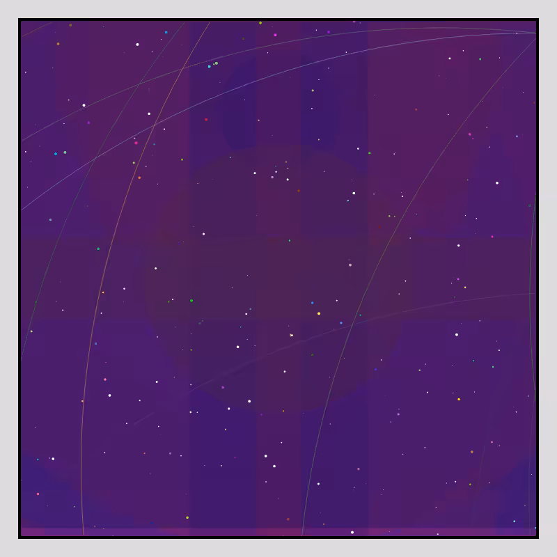 Color Field Starry B #79