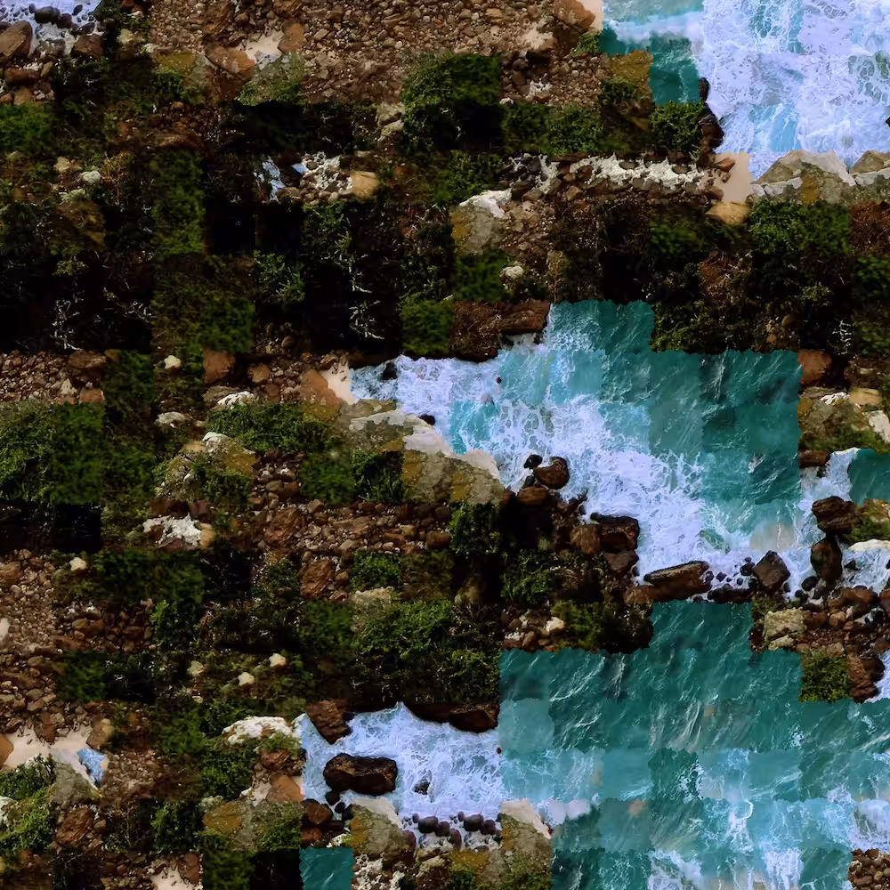 Quilted Collage 07 - Cape of Good Hope