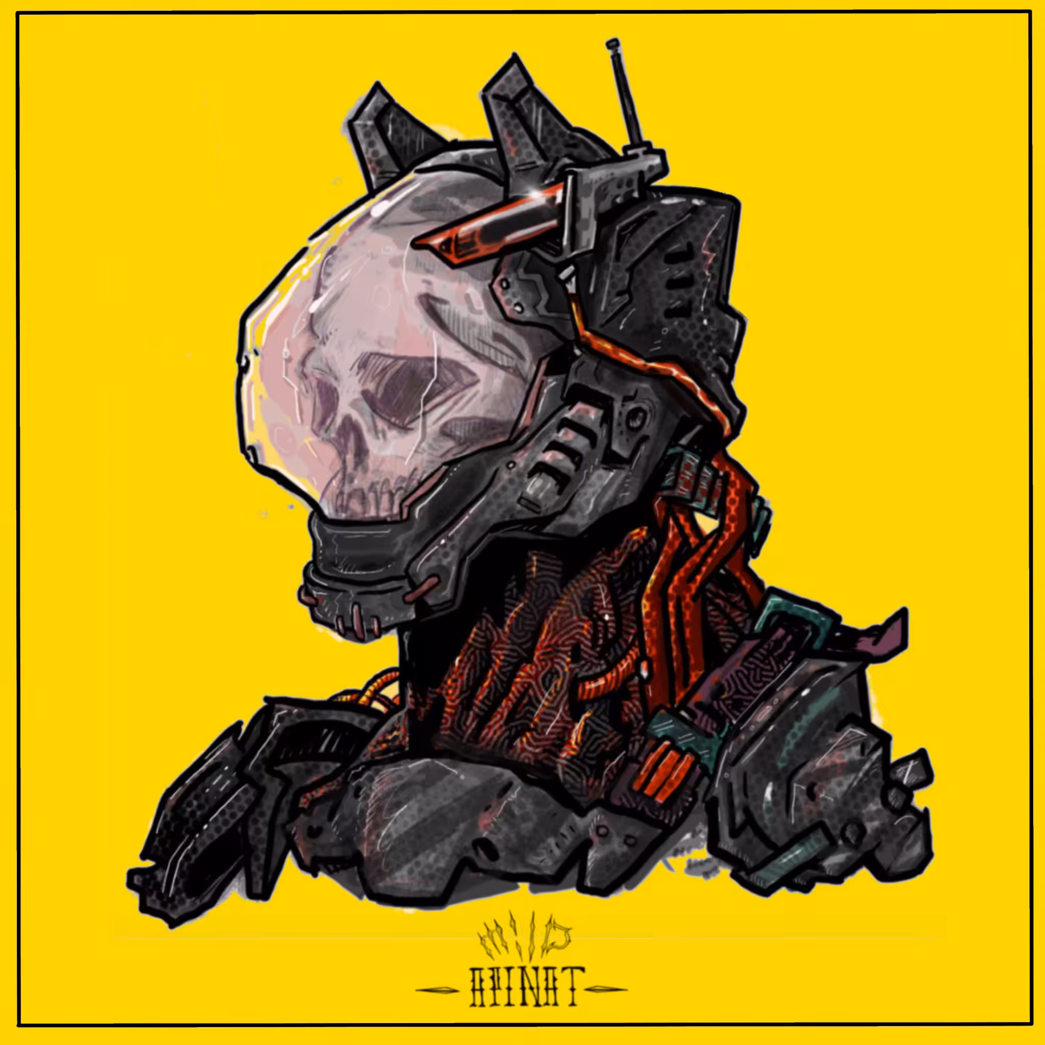 Bitcoin Skull