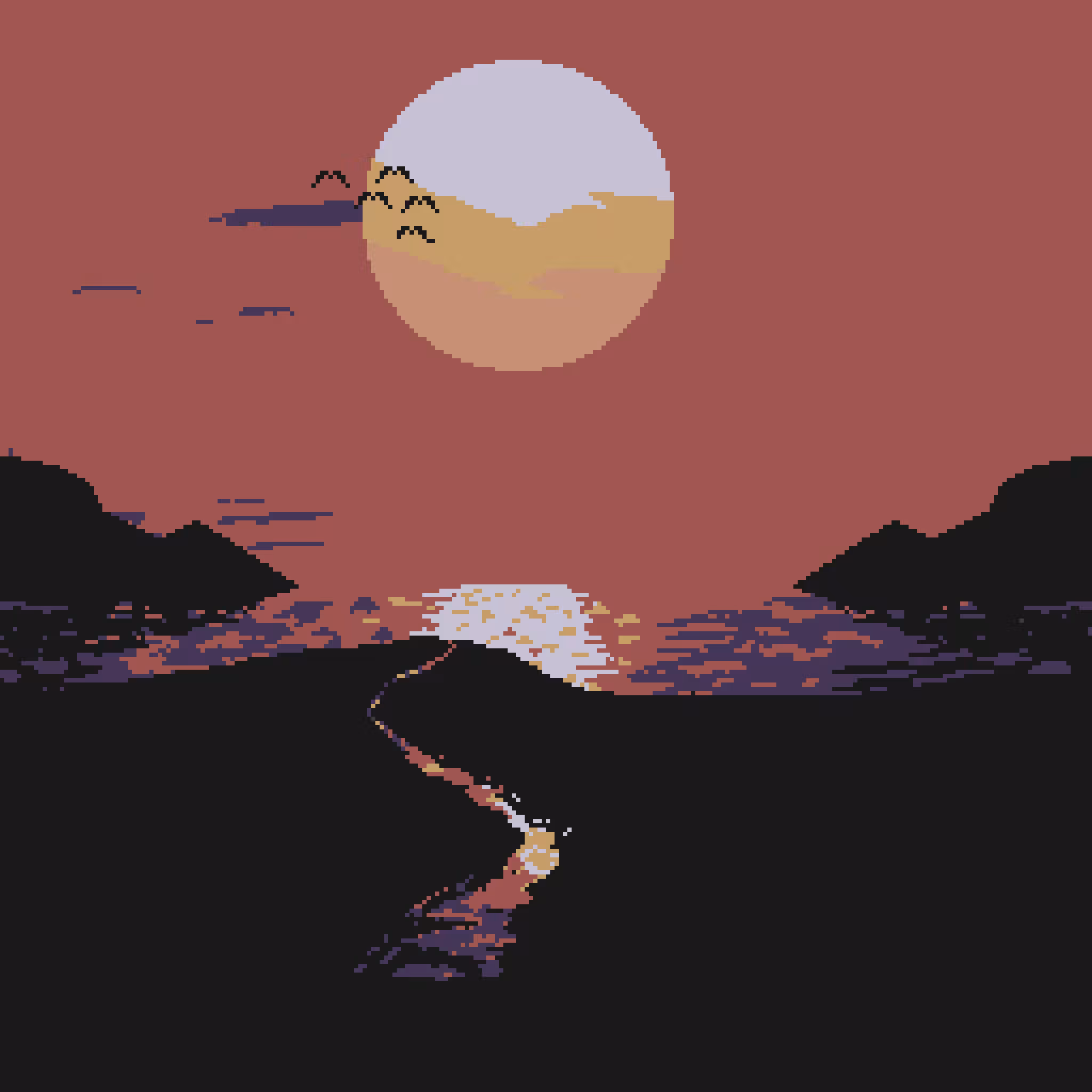Pixel Sunset #5