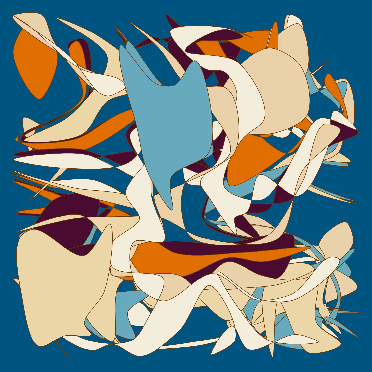 Geometric colorful shapes 2 (Free edition) #103
