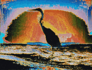 Shimmering Bird