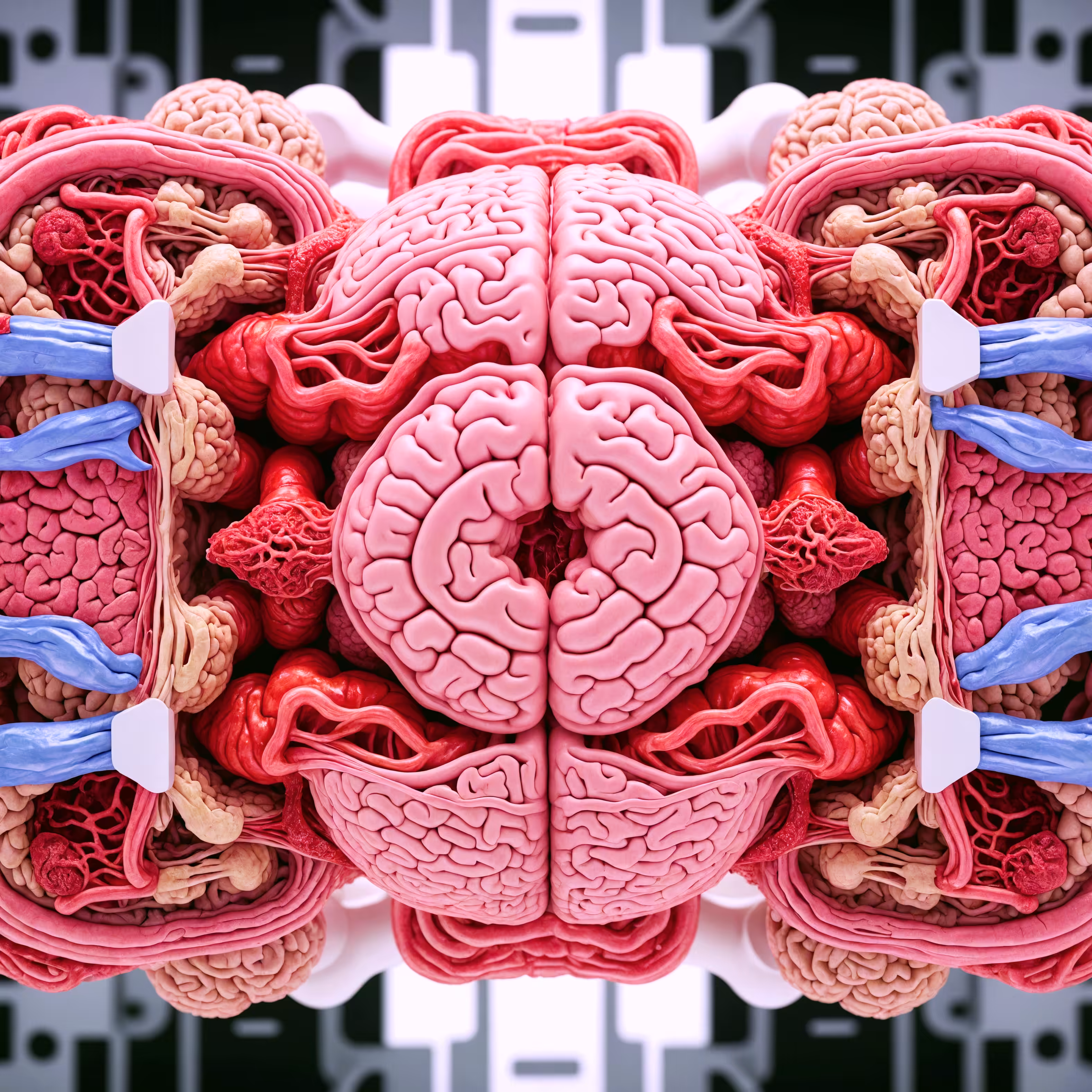 Bloody Intestine Organ Brain 8K