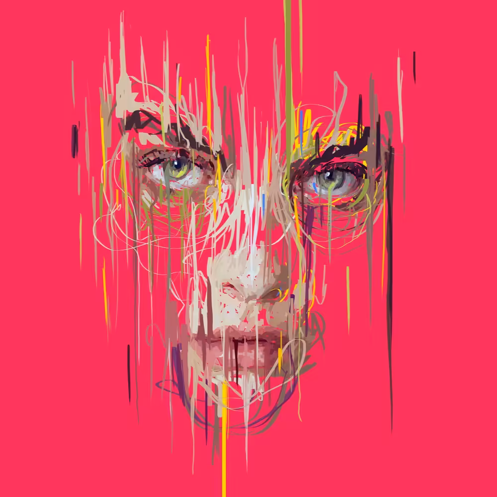 Pink portrait